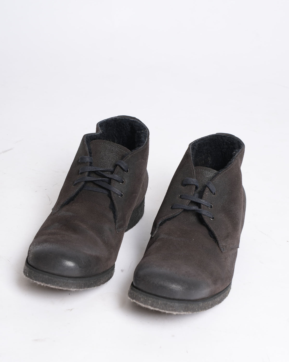 Prada brown suede boots