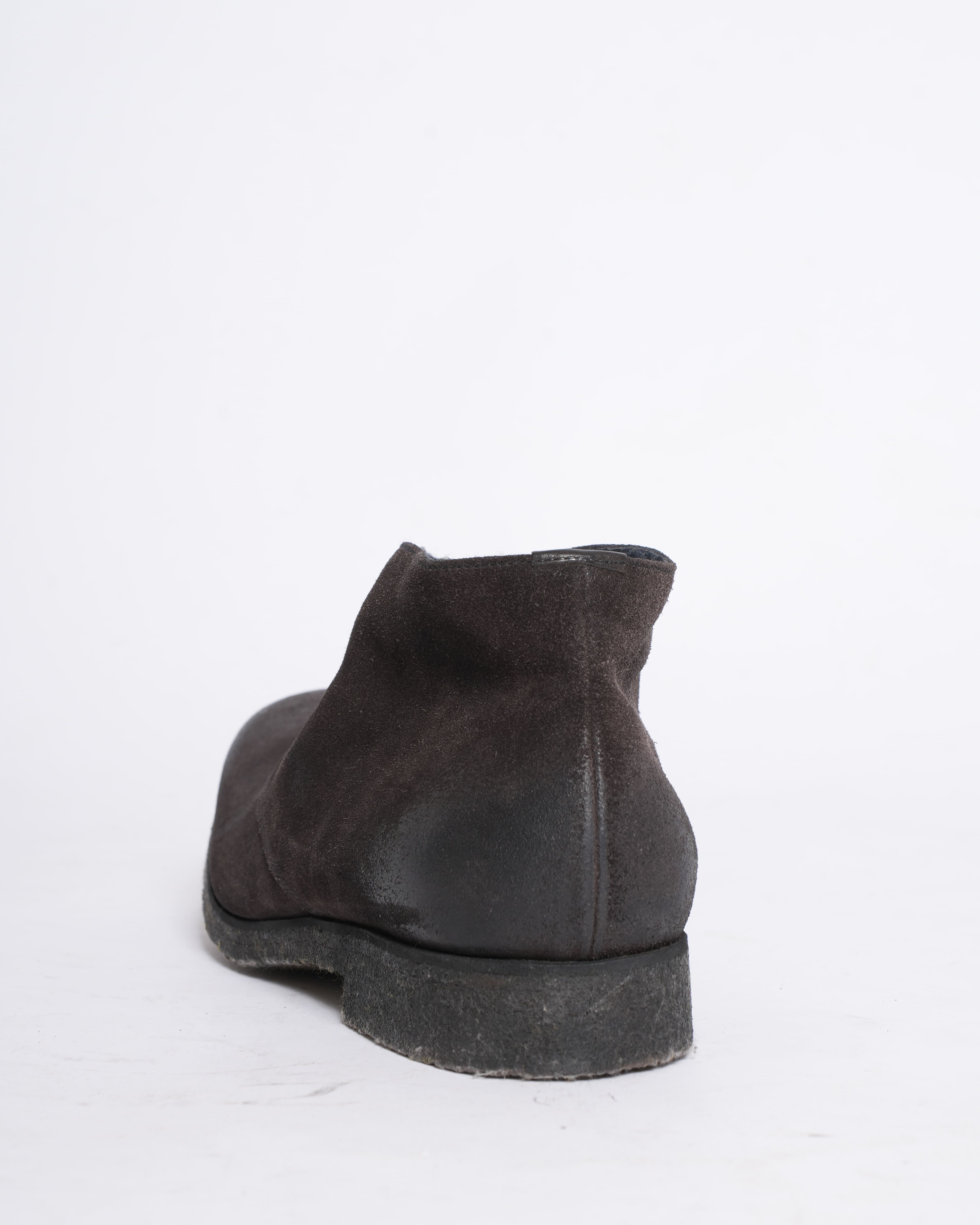 Prada brown suede boots