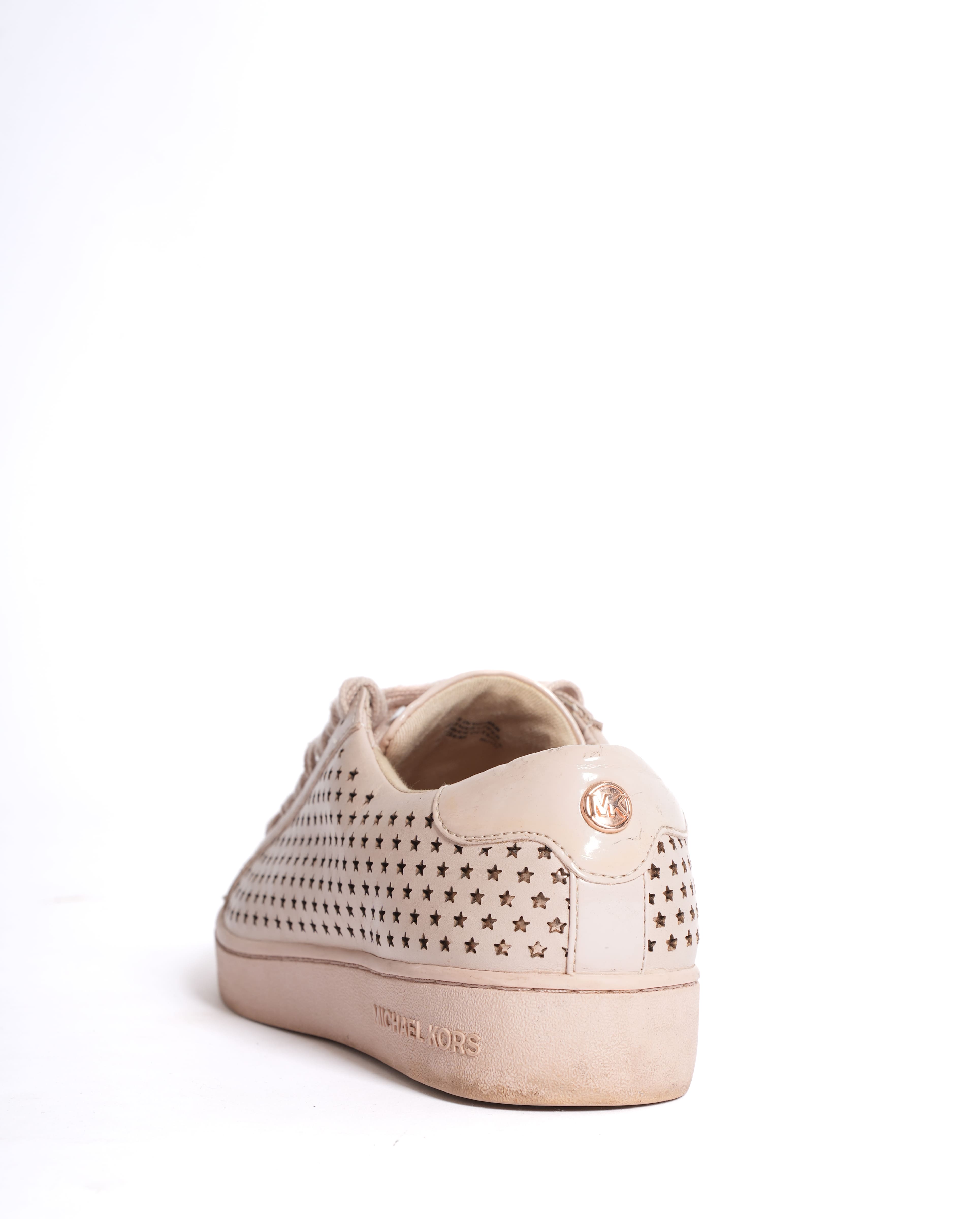 Michael Kors Leather Lace-Up Sneakers