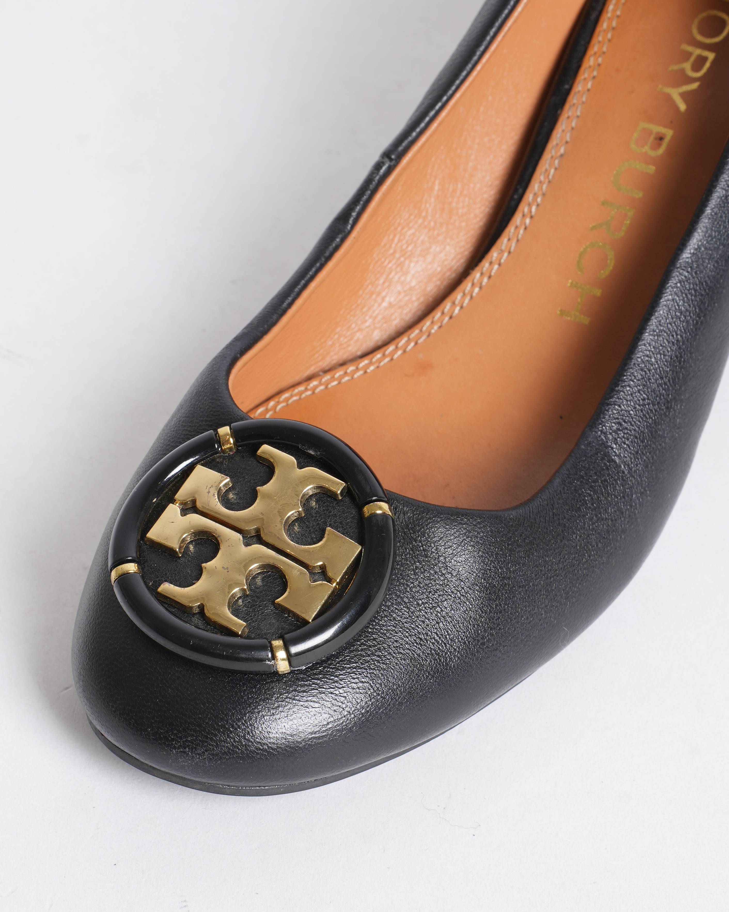 Tory Burch black ballet heels