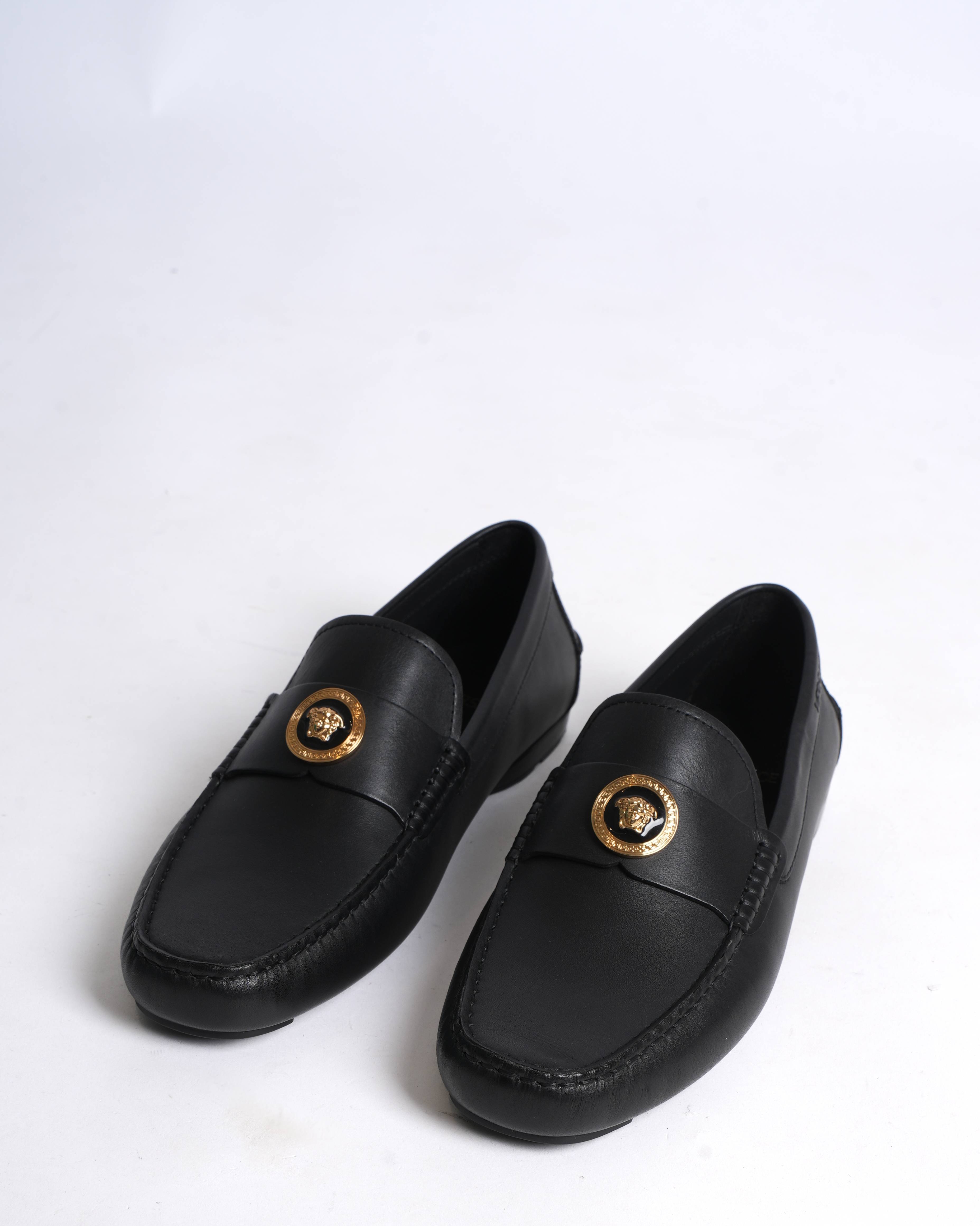 New Versace medusa men's 95 loafers