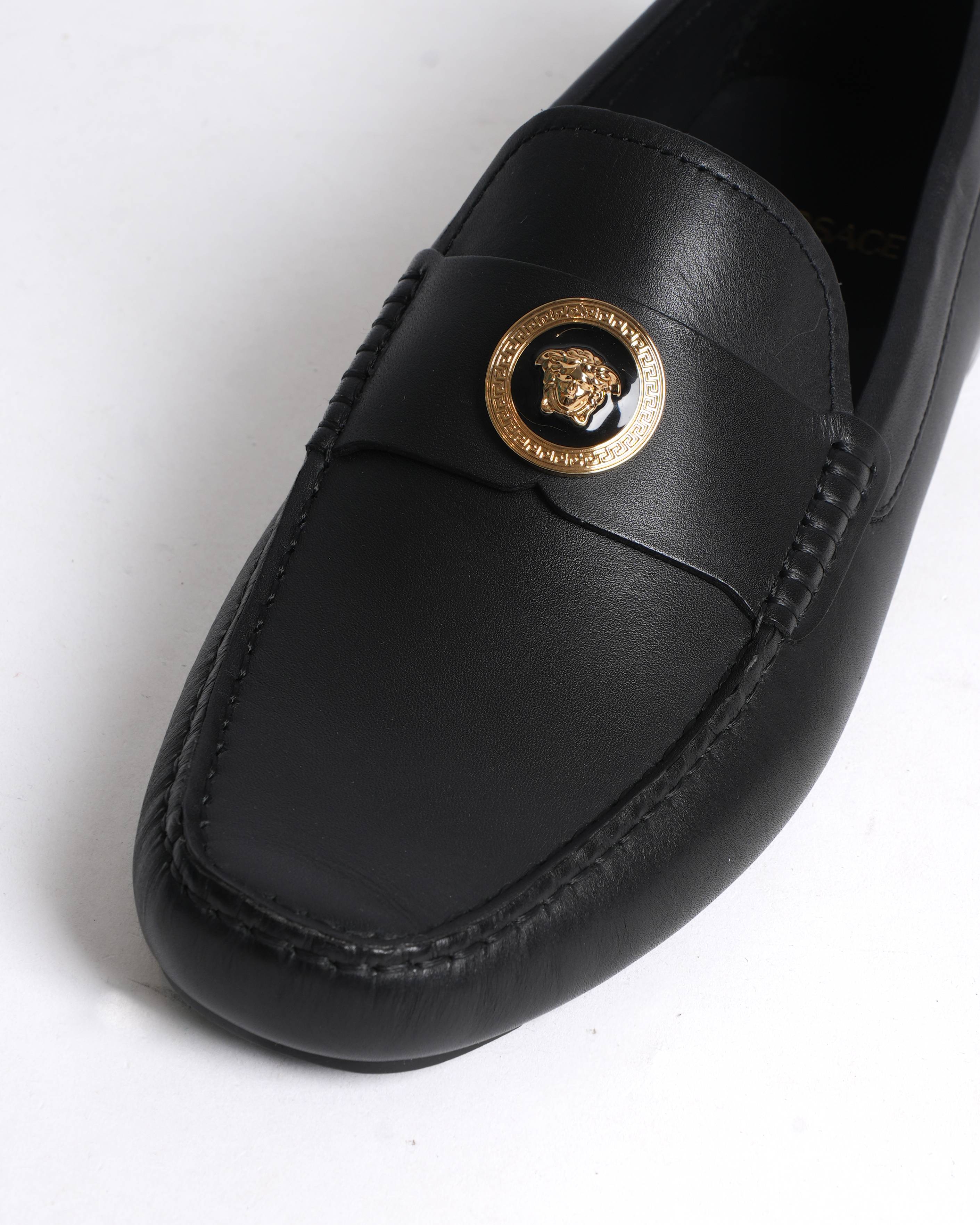 New Versace medusa men's 95 loafers