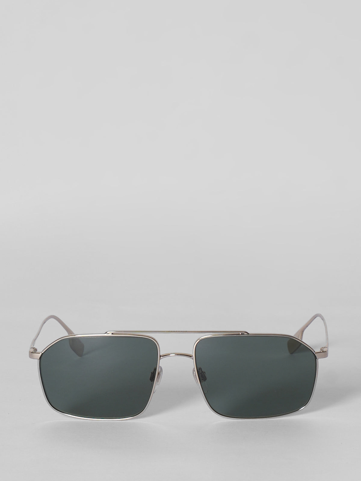 Burberry Rectangle Mens  Metal Sunglasses