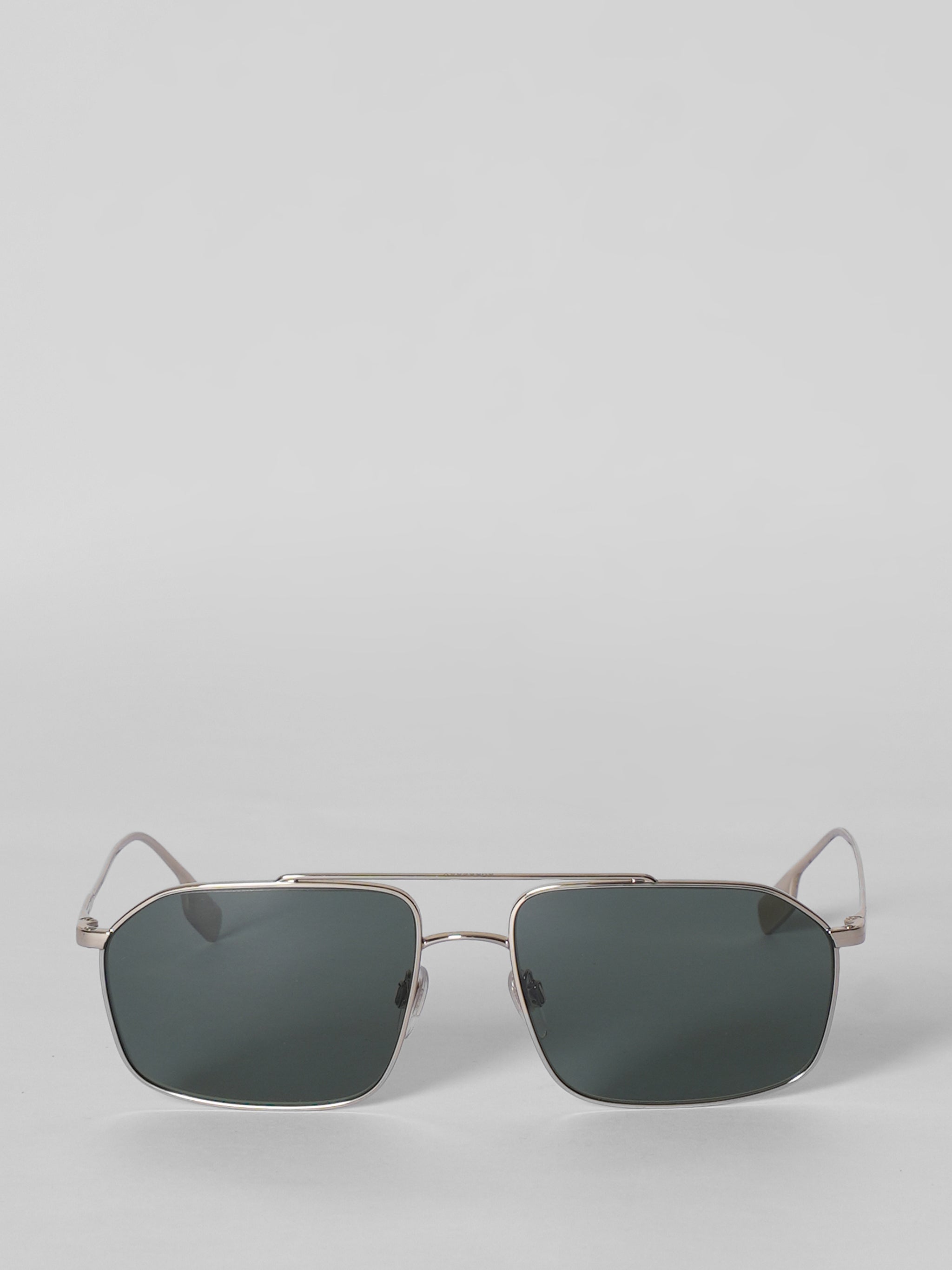 Burberry Rectangle Mens  Metal Sunglasses