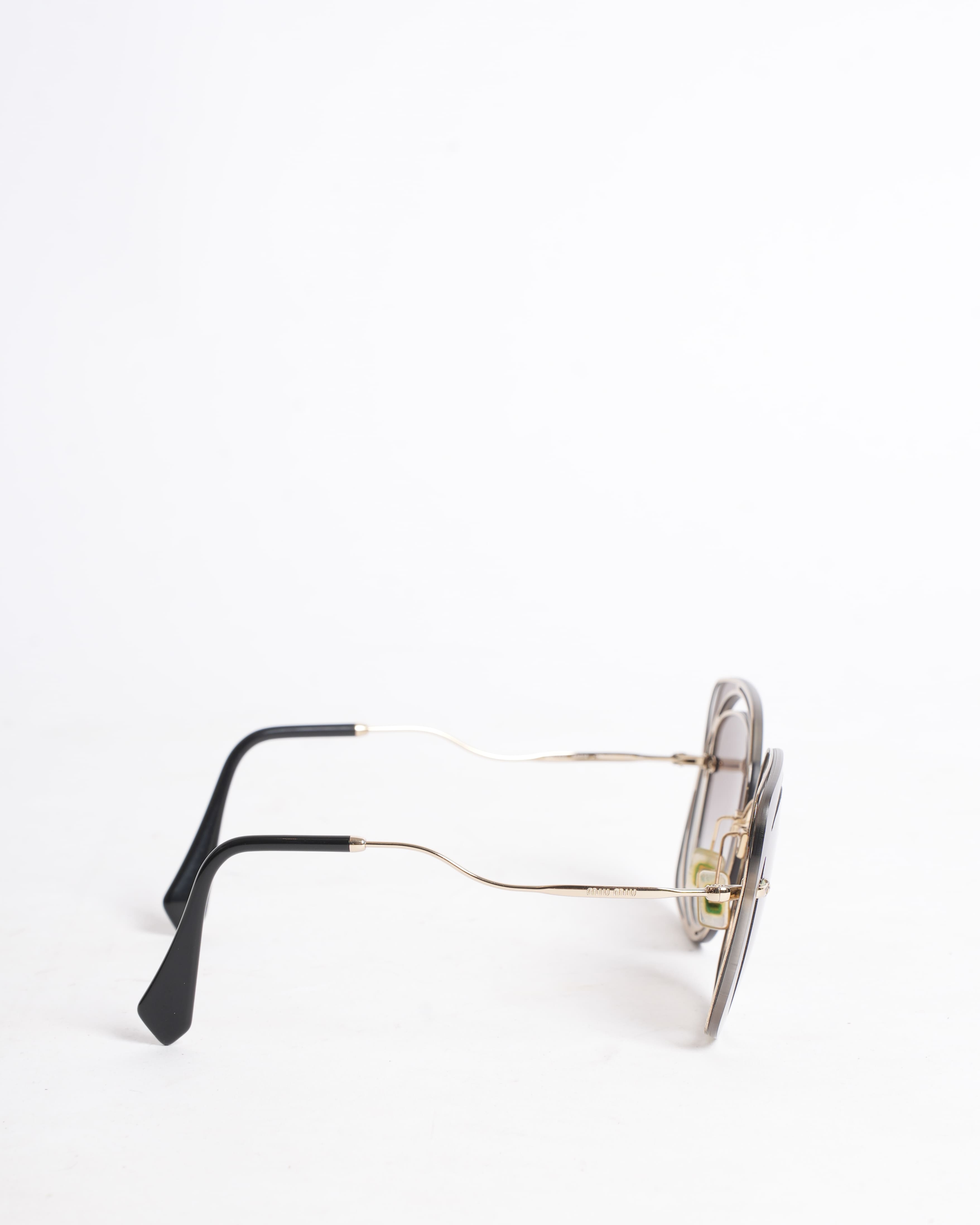 Miu Miu Women's Cutout Square Sunglasses