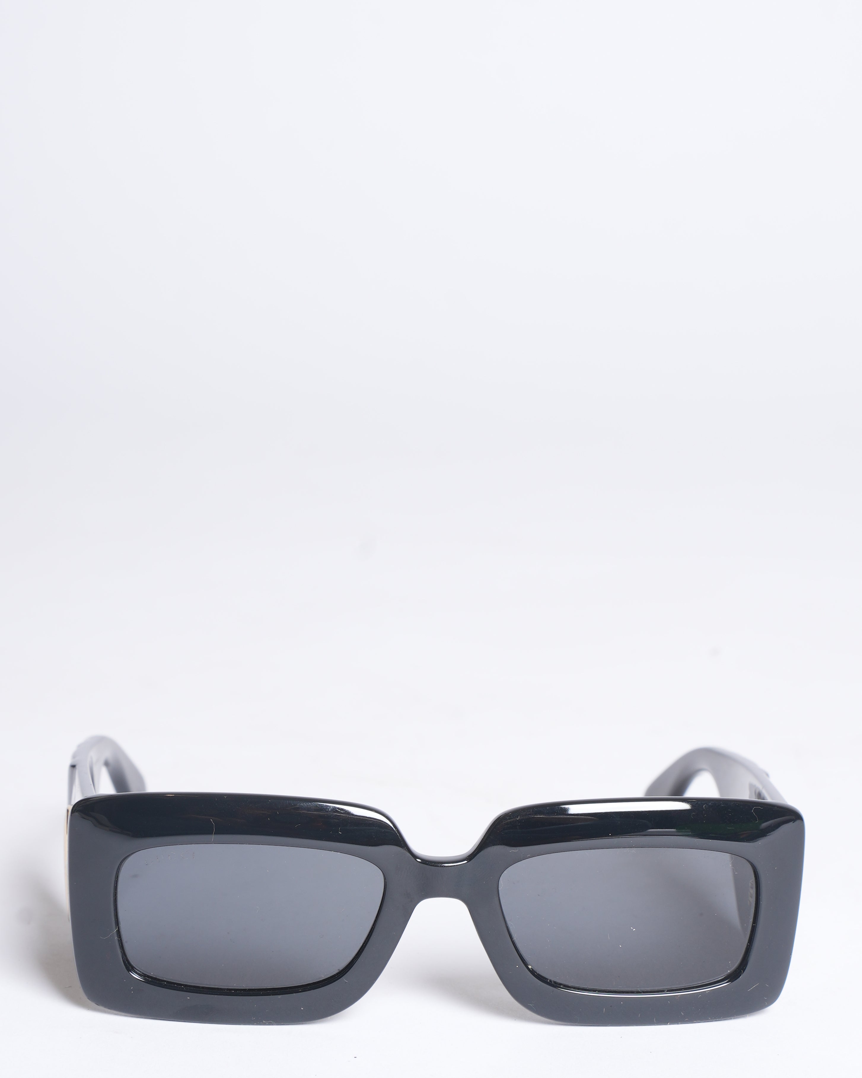 Gucci Rectangular Shades In Black