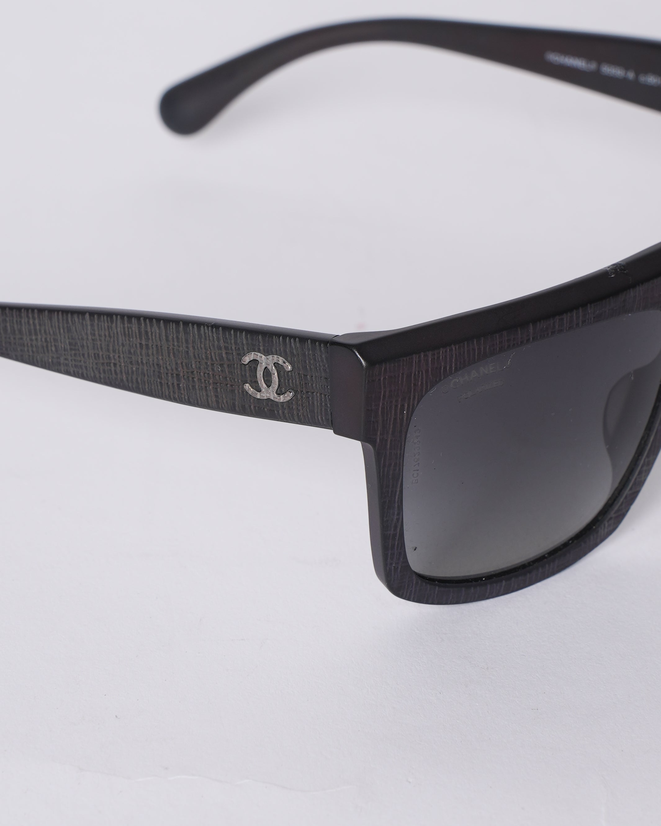 Chanel Polarized CC Sunglasses 533 Matte Black