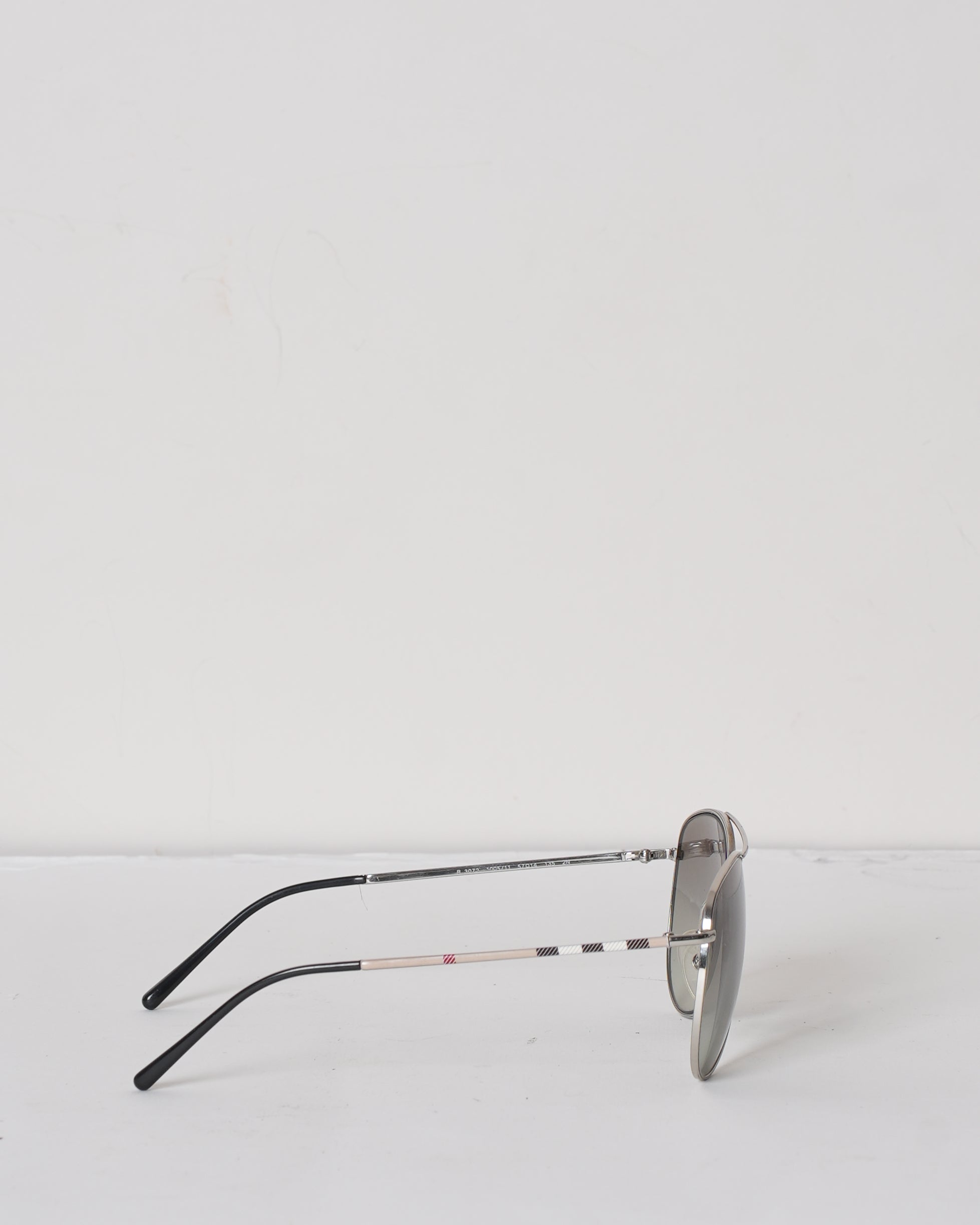 Burberry Silver Frame Sunglasses