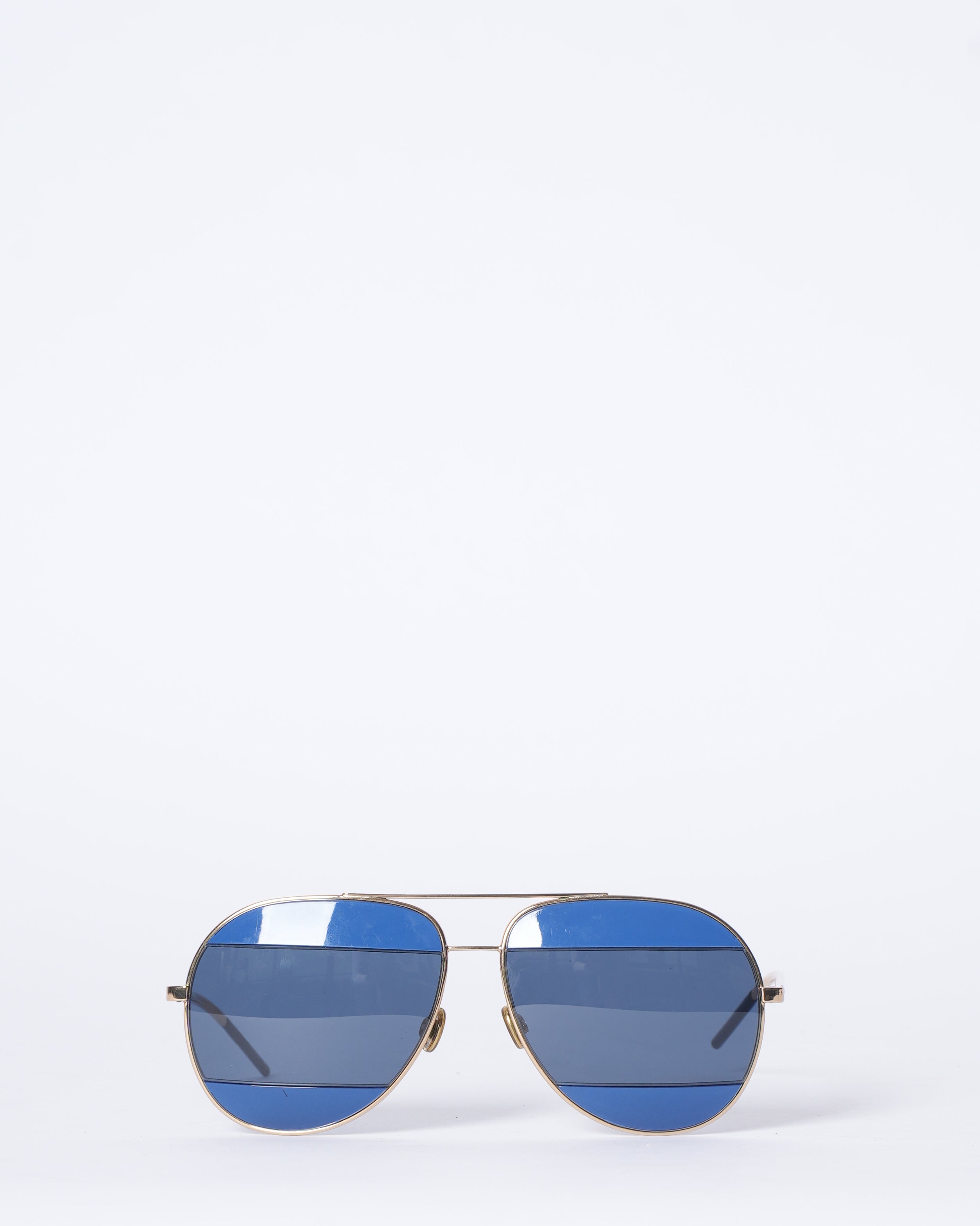 Dior Split Aviator Sunglasses In Blue