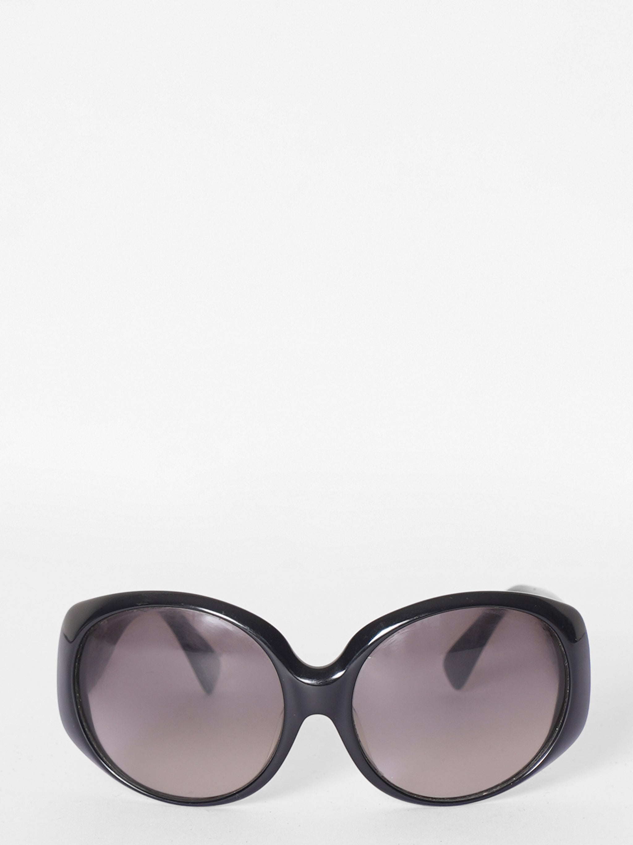 Fendi Black Oval Sunglasses