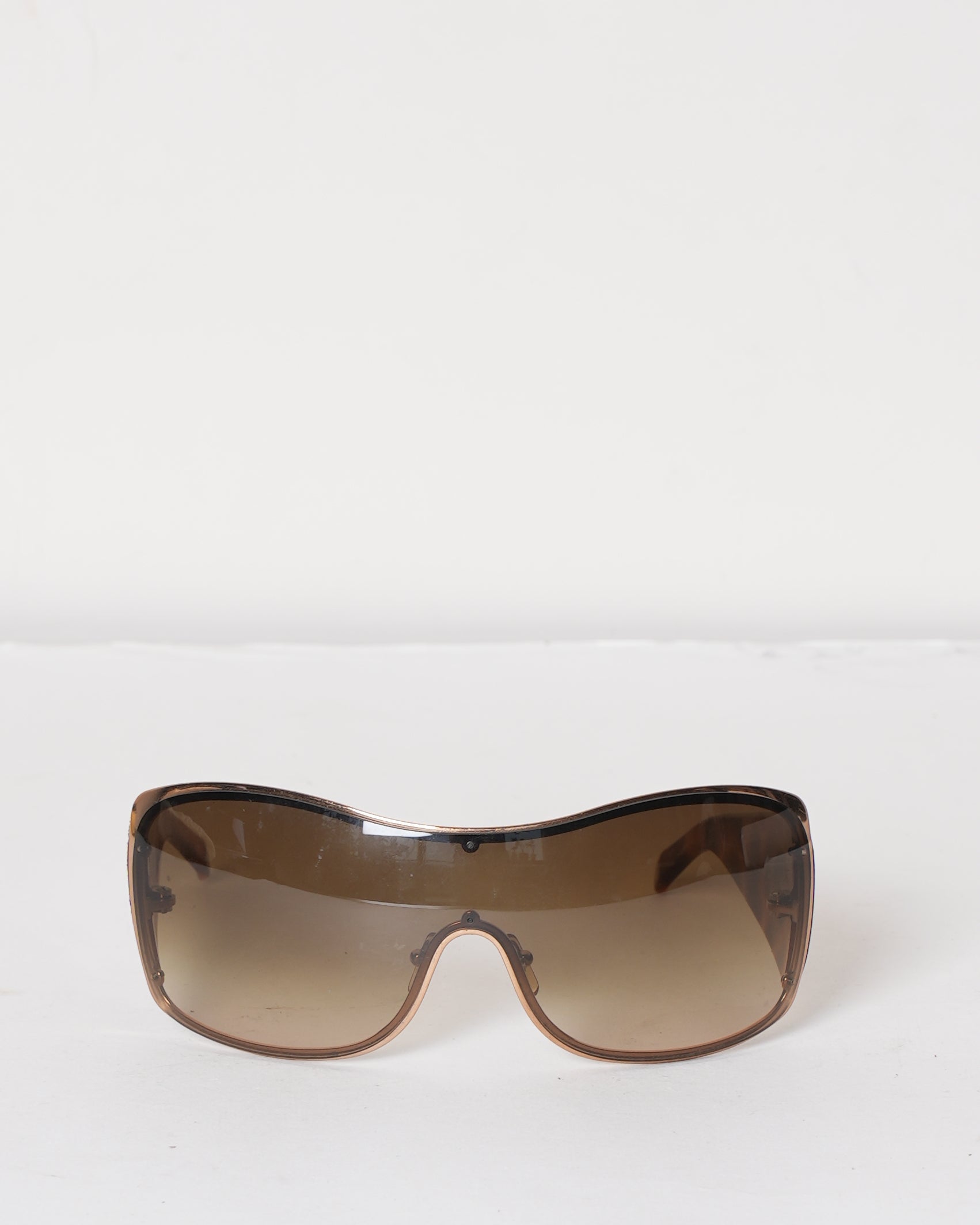 Versace Brown Shield Sunglasses