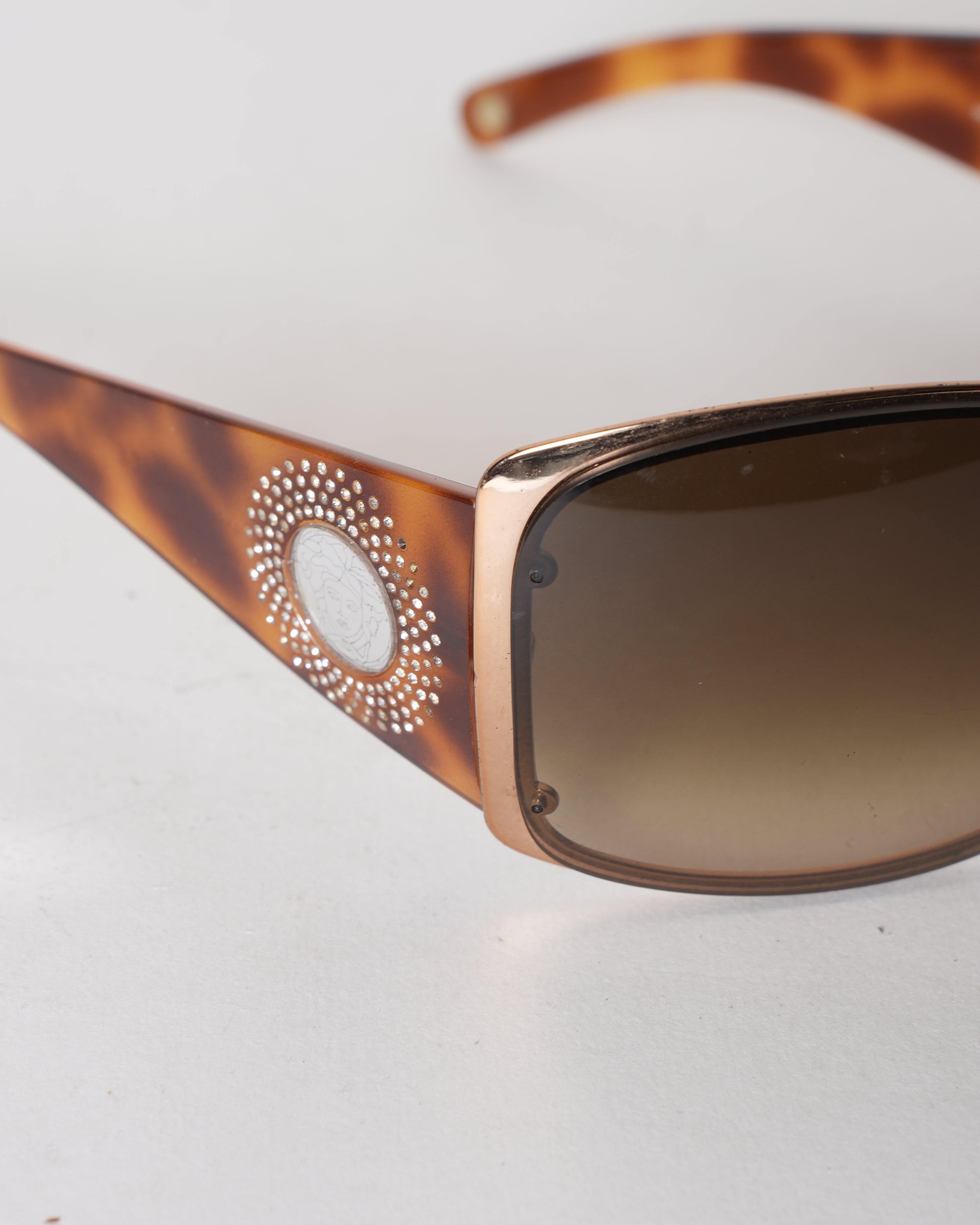 Versace Brown Shield Sunglasses