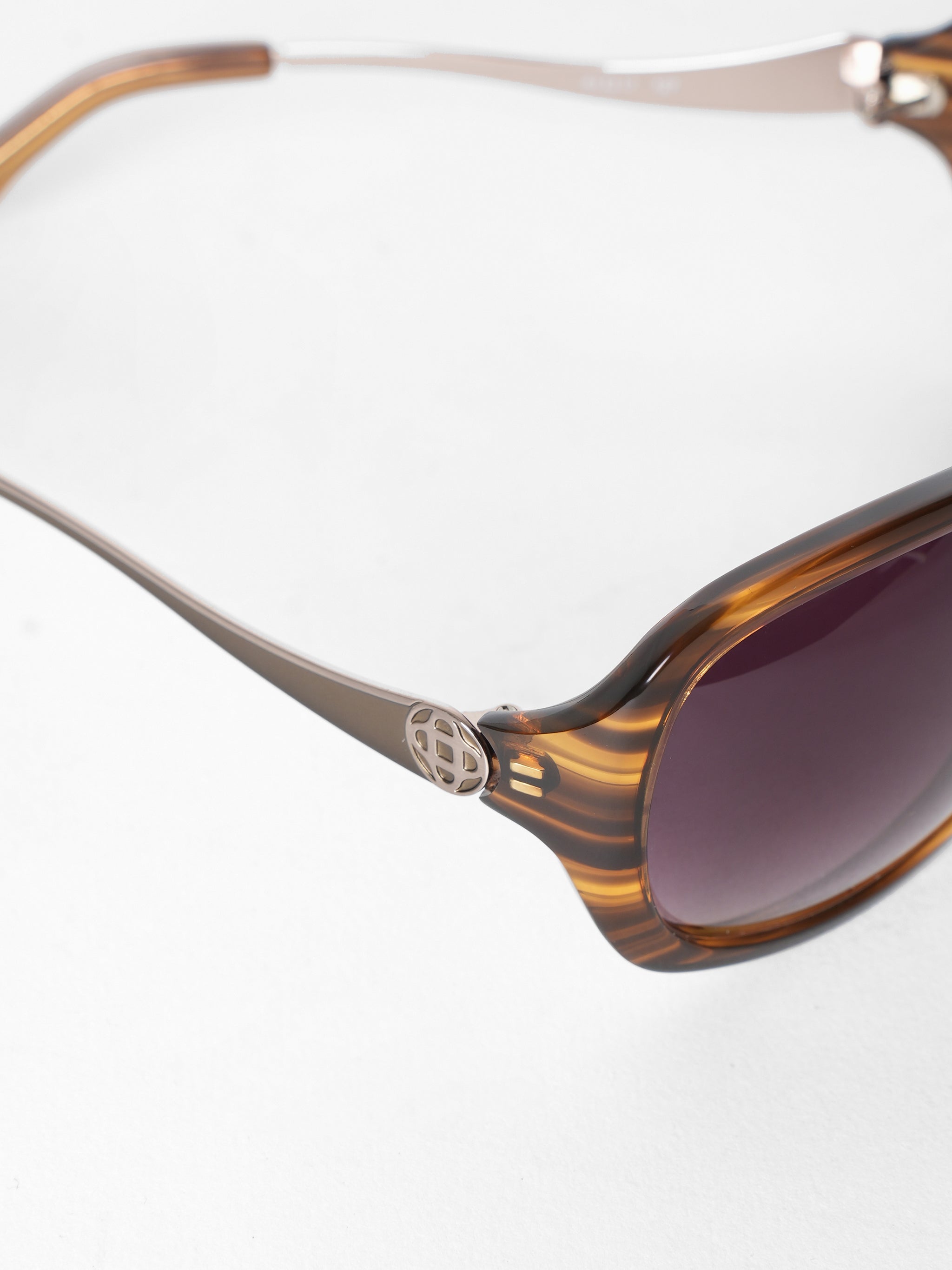 Oscar De La Renta Brown Sunglasses