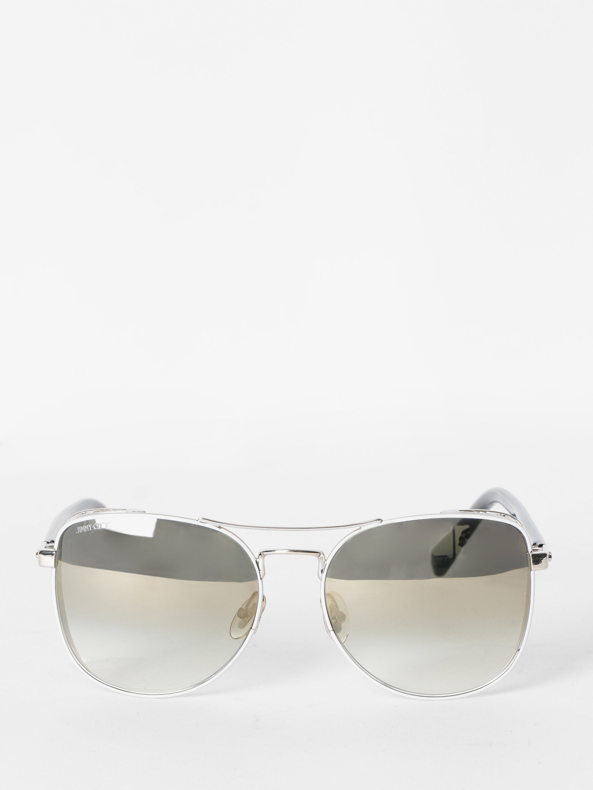 Jimmy Choo Sheena Metal Oval Sunglasses