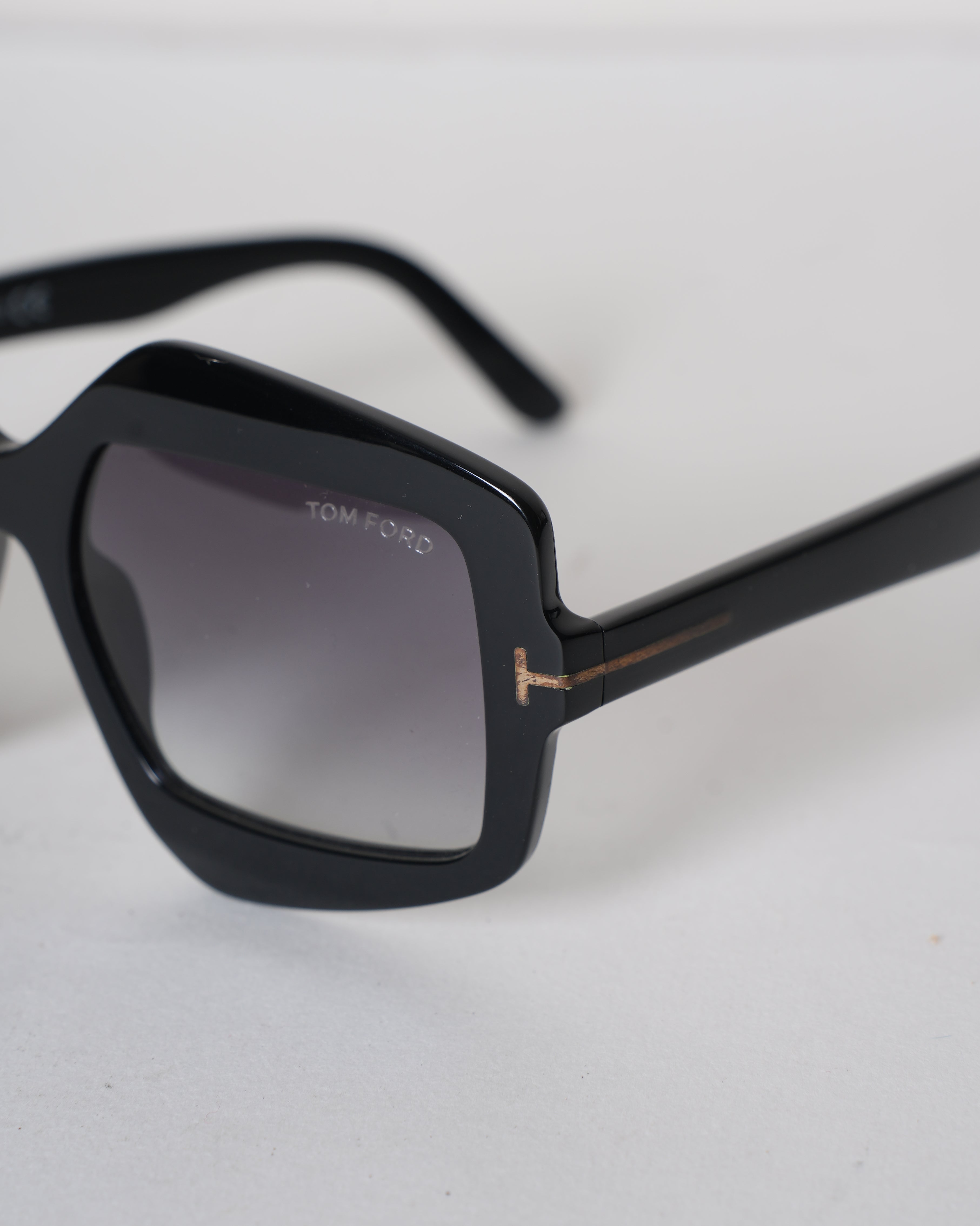 Tom Ford Black Chunky Sunglasses