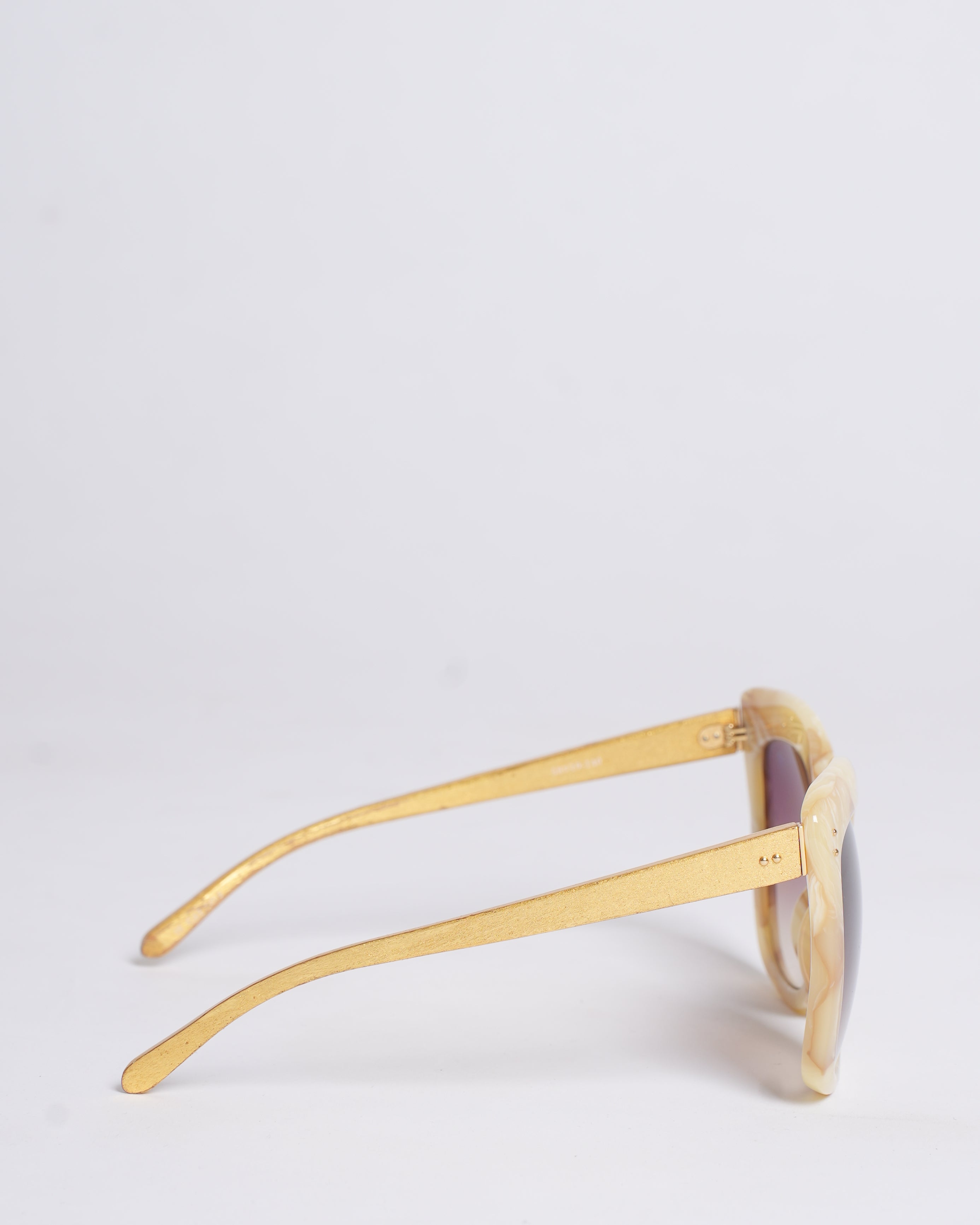 Linda Farrow Novelty Oversized Square Sunglasses