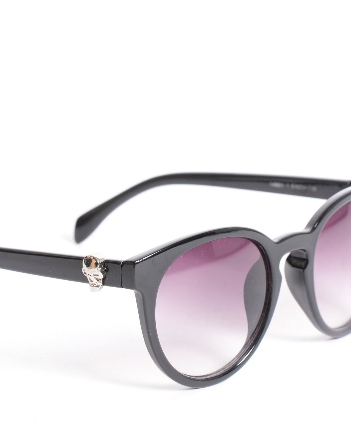 Alexander McQueen Women's Round Sunglasses with Black Frame