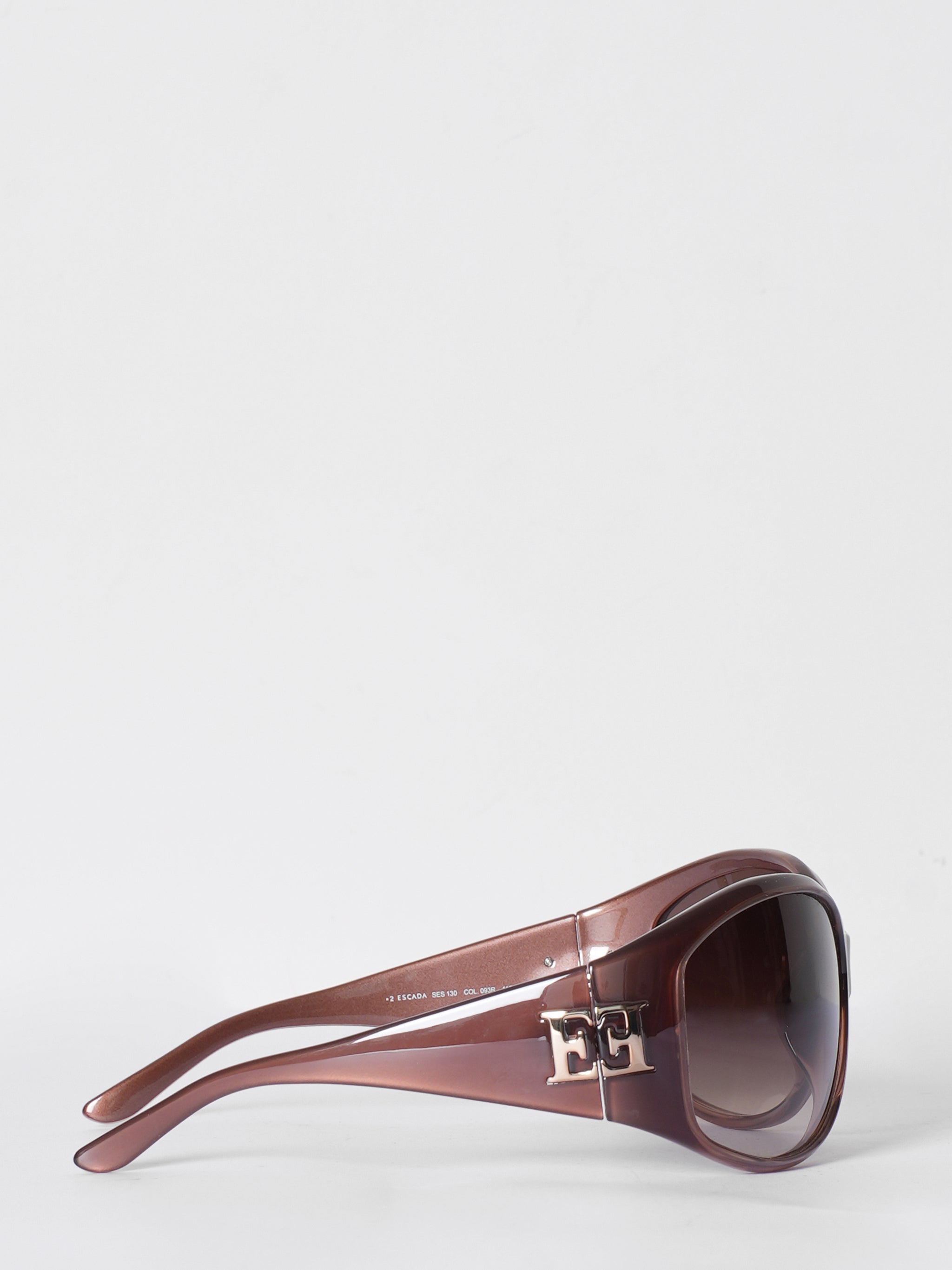 New Escada Brown Butterfly Sunglasses