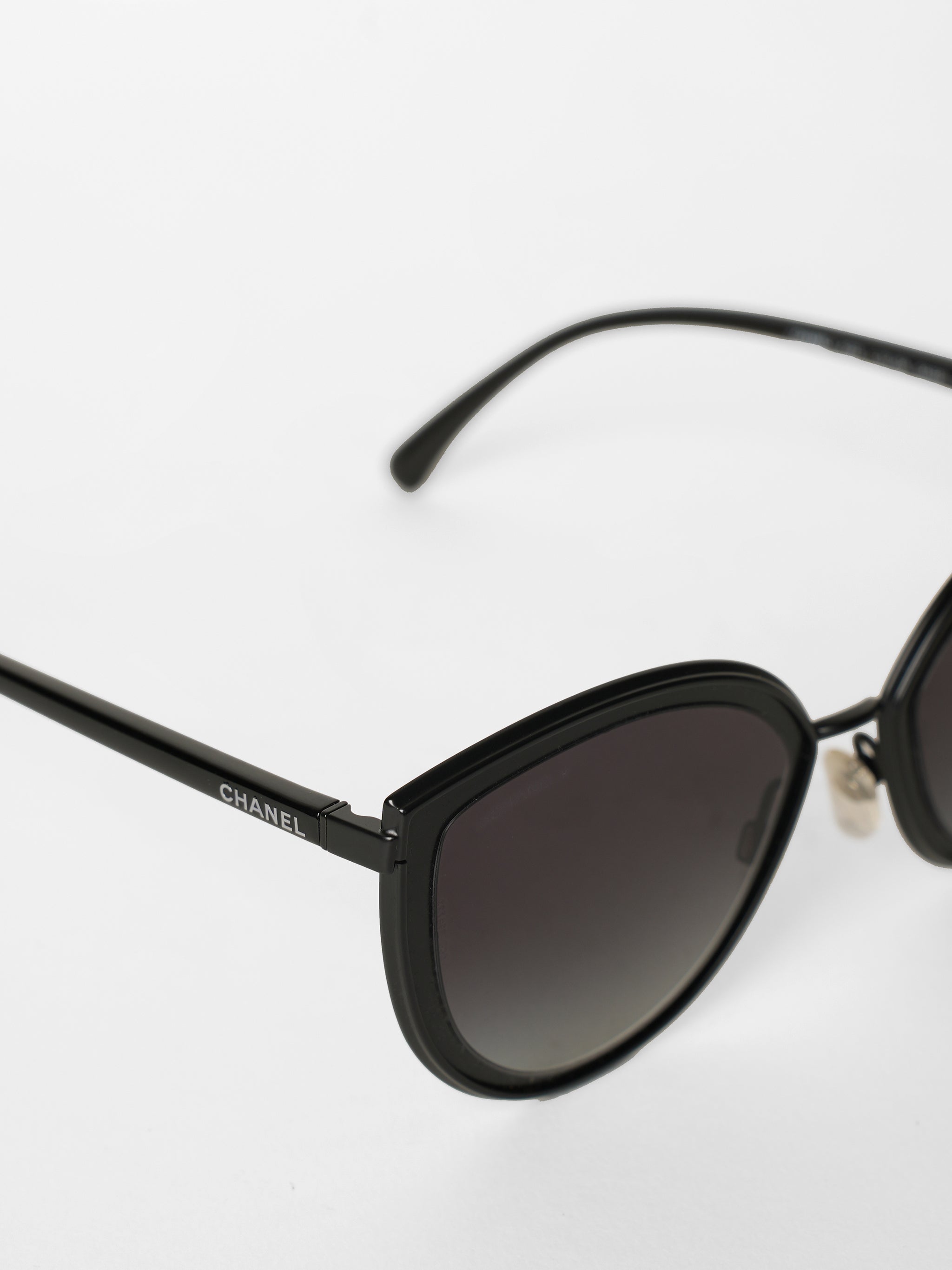 Chanel Cateye Black Sunglasses
