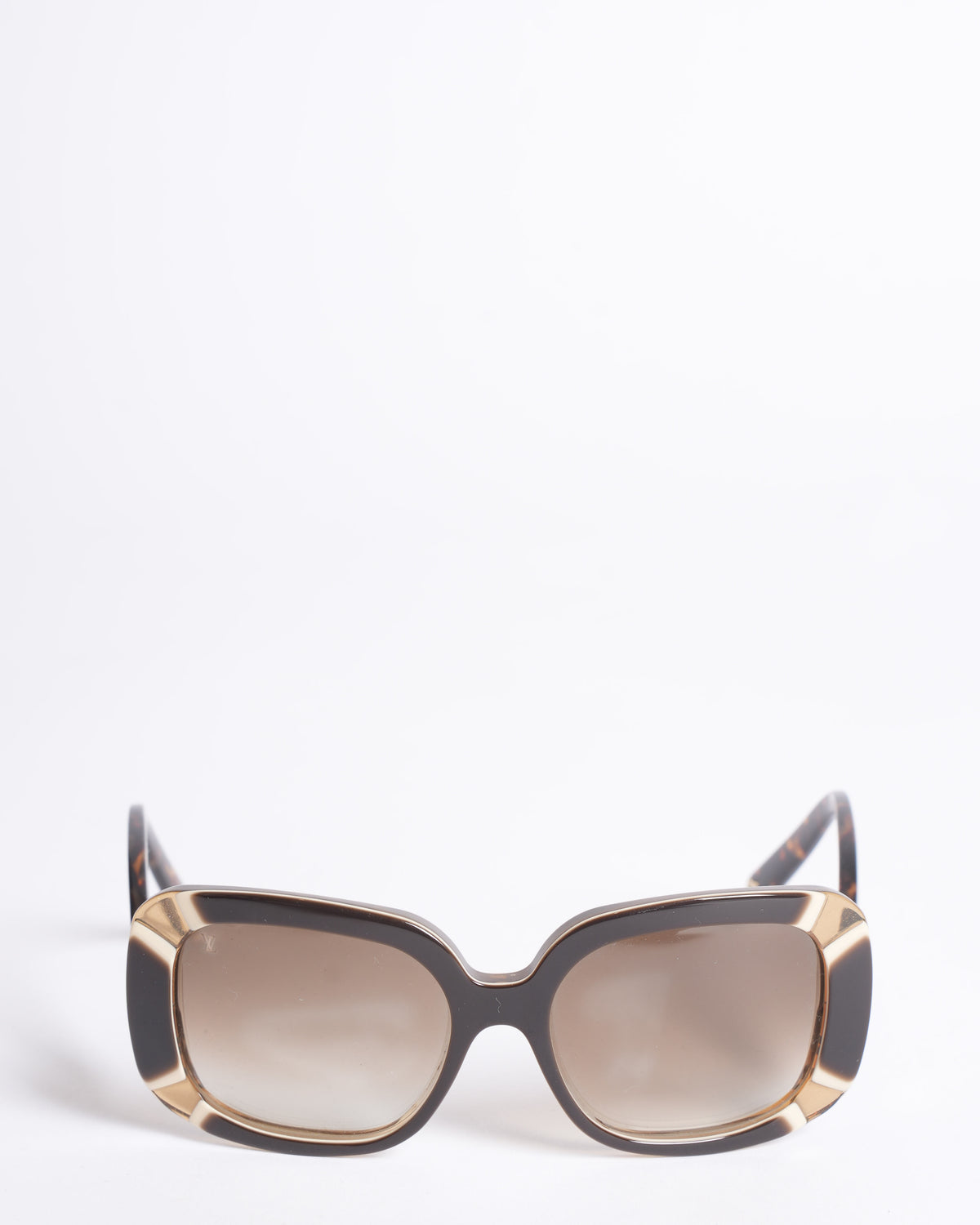 Louis Vuitton Square Anemone Oversized Sunglasses In Brown