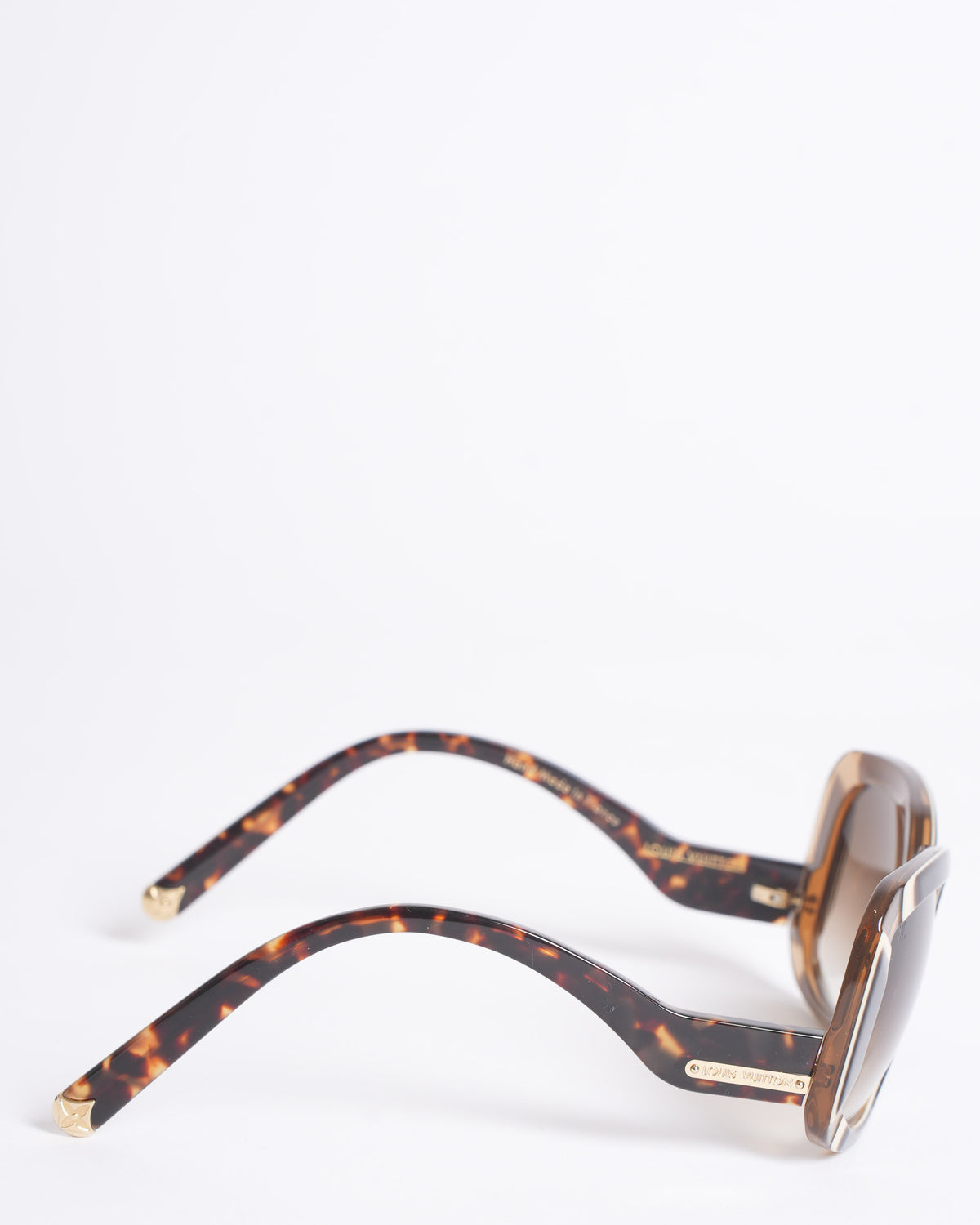 Louis Vuitton Square Anemone Oversized Sunglasses In Brown