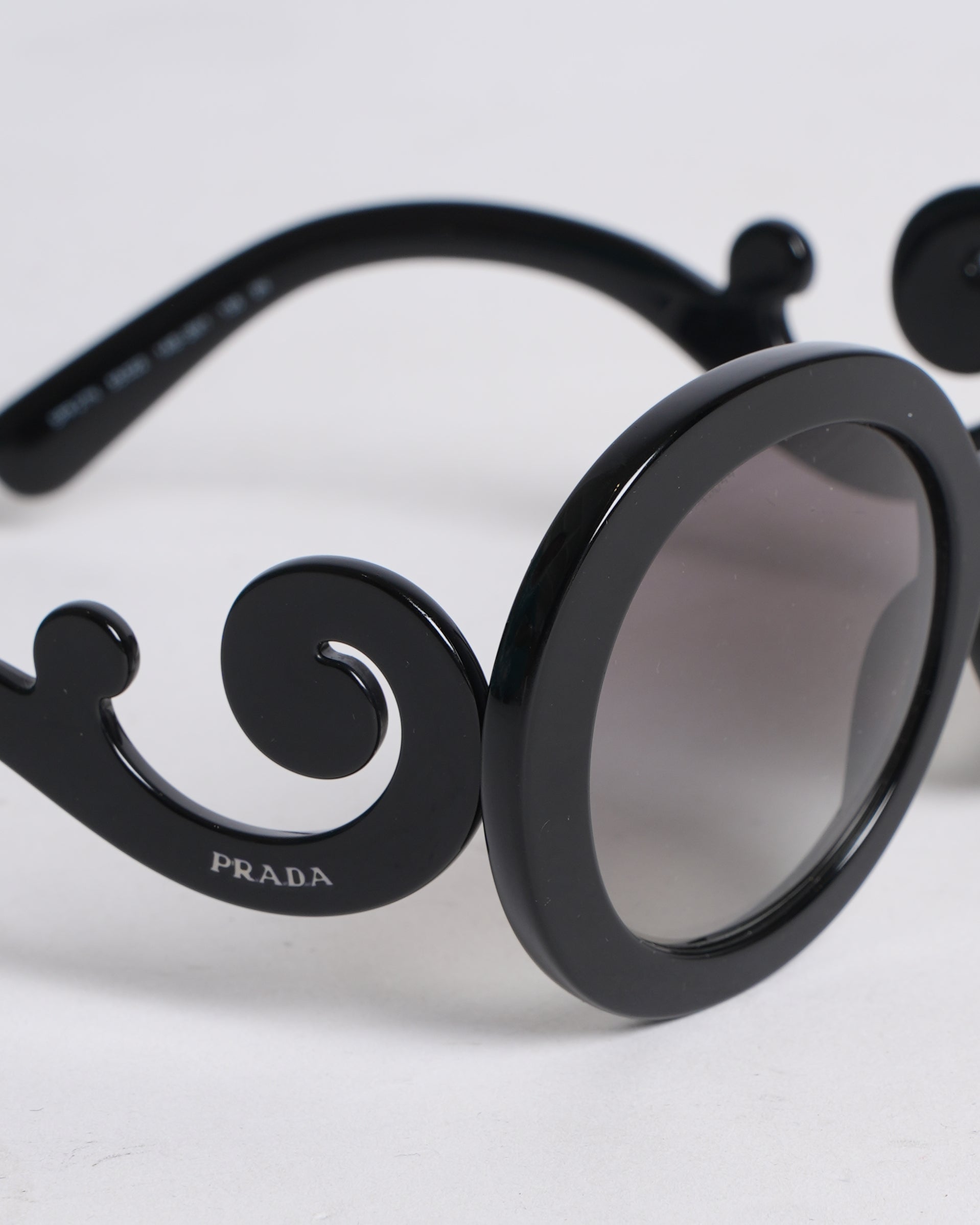 Prada black baroque sunglasses