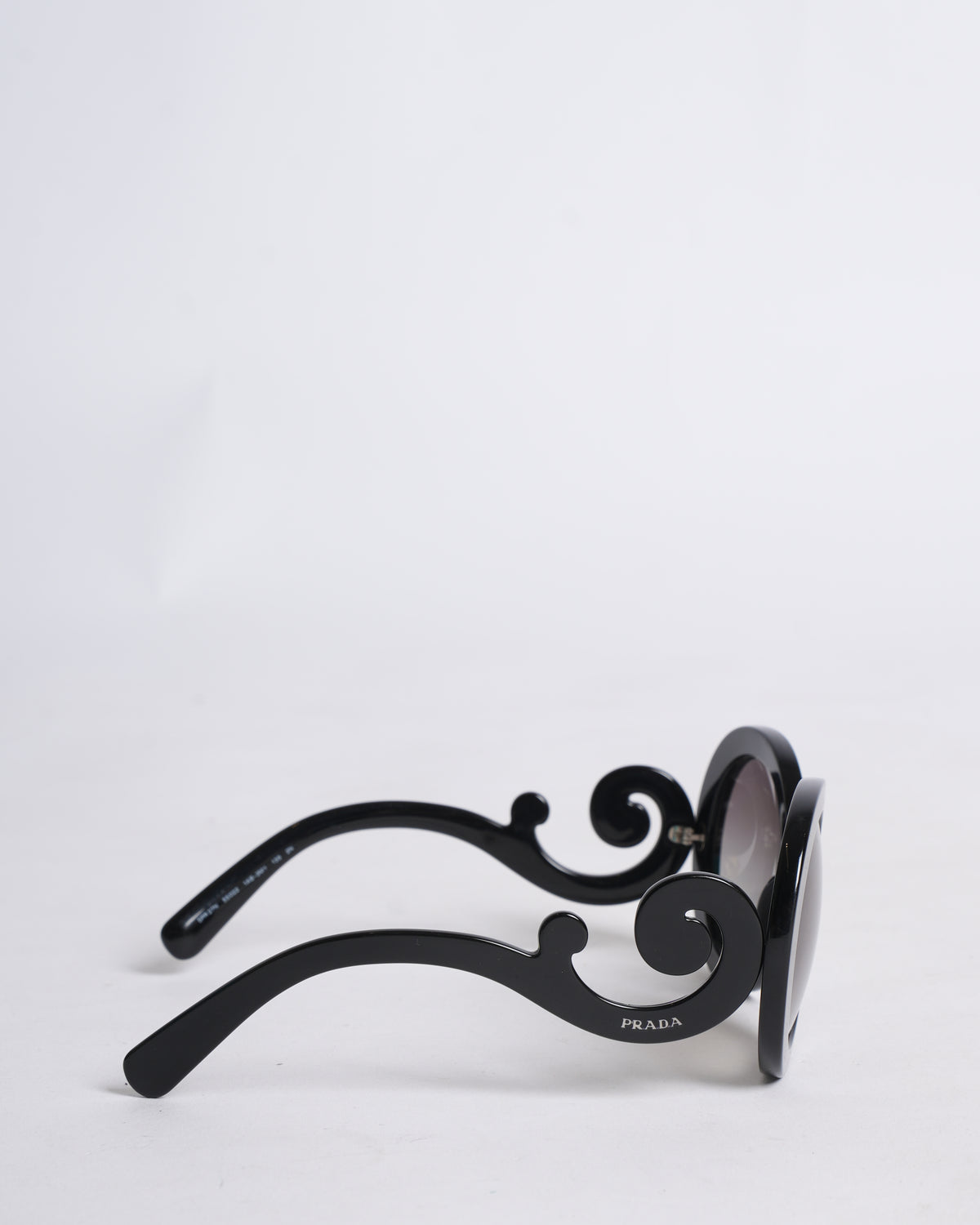 Prada black baroque sunglasses