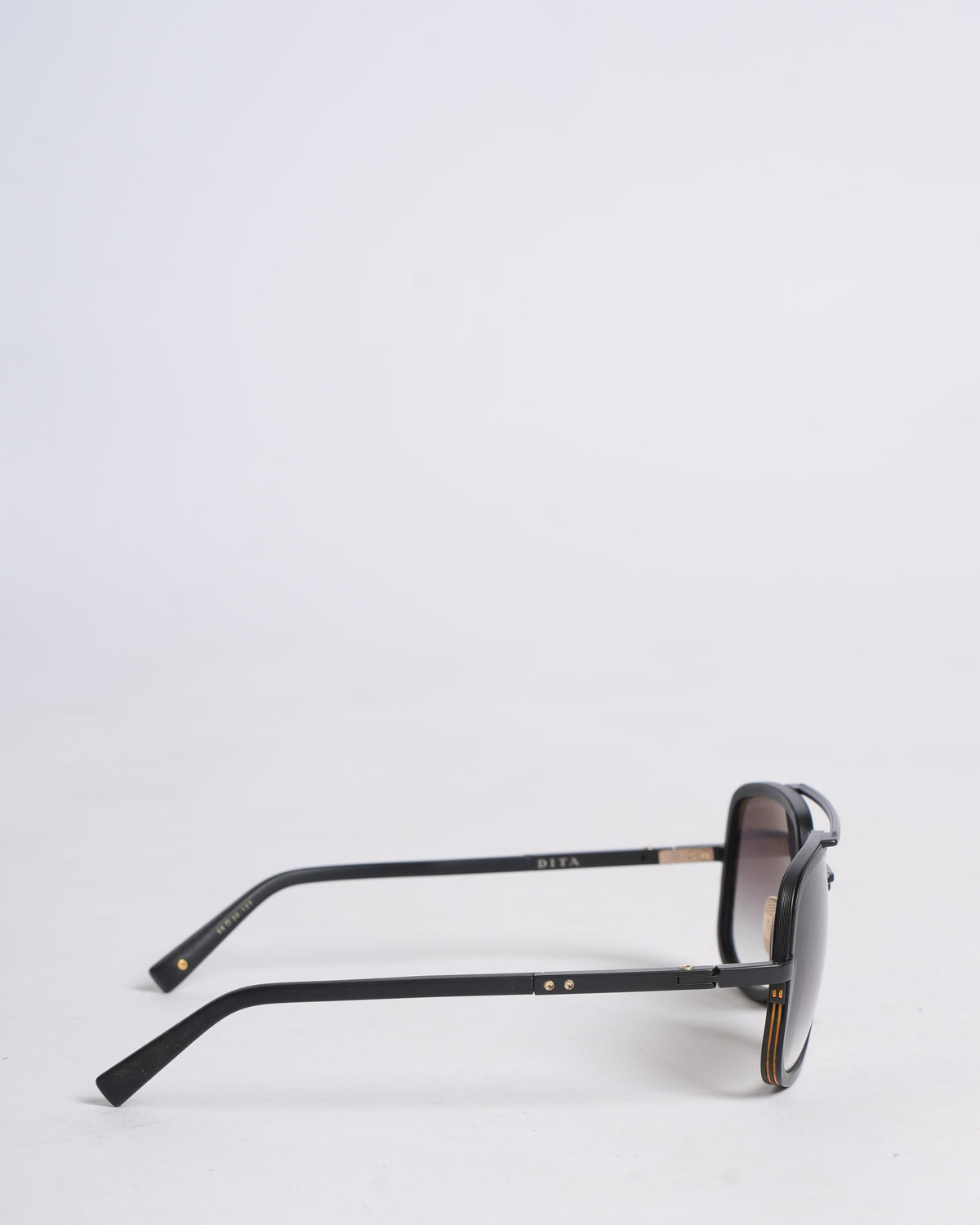 New Dita men full rim black square sunglasses