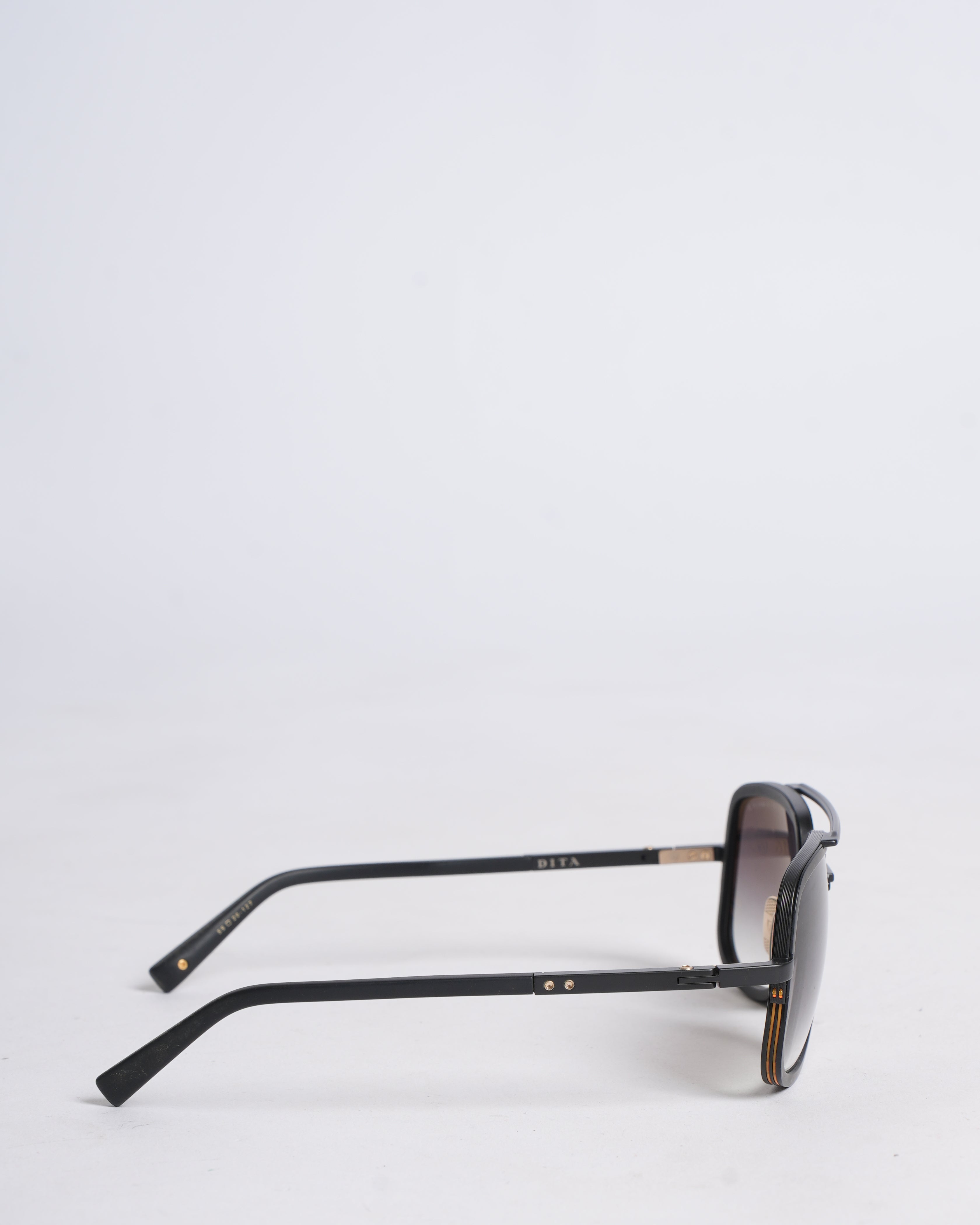 New Dita men full rim black square sunglasses