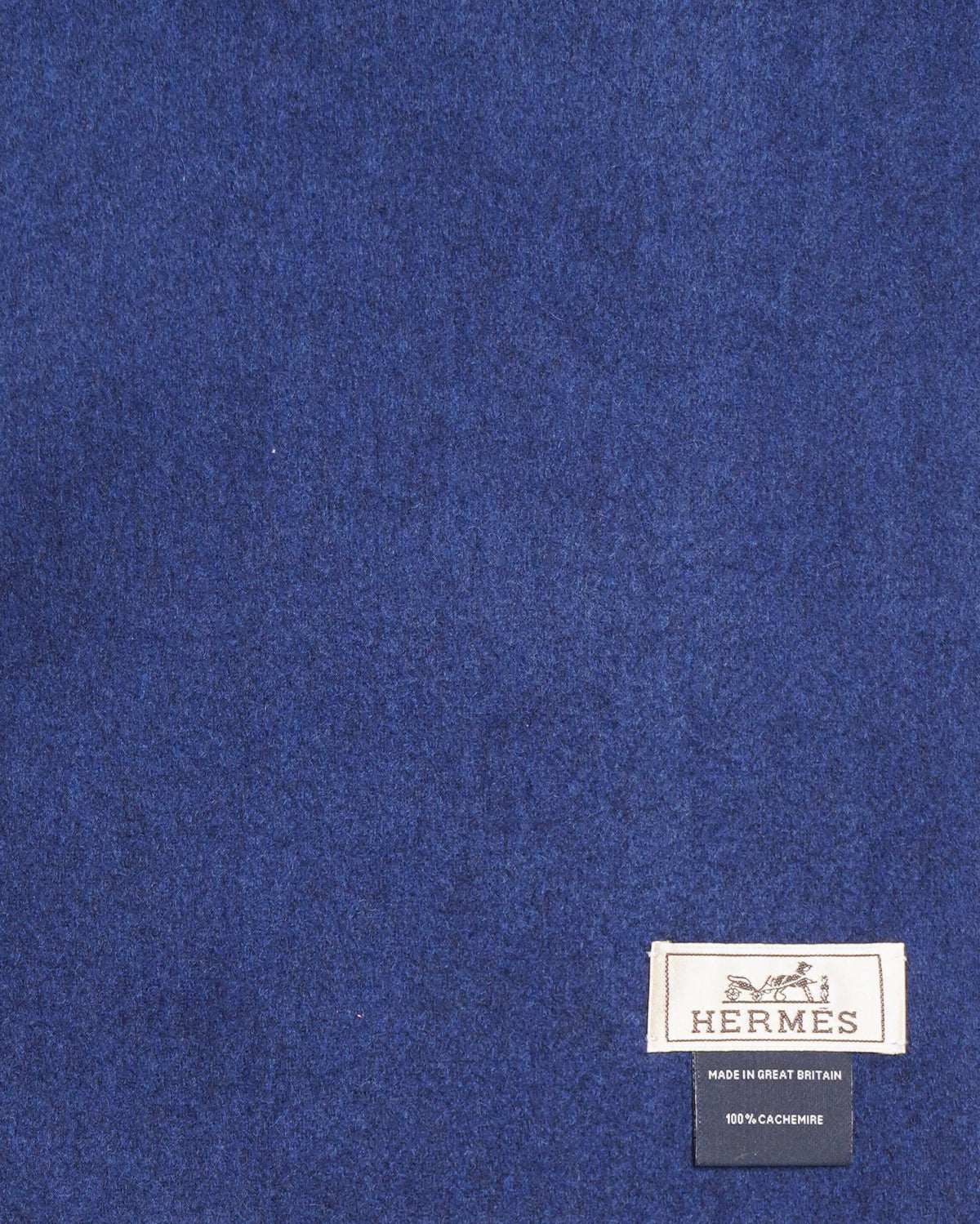 New Hermès Cashmere stole in Navy Blue