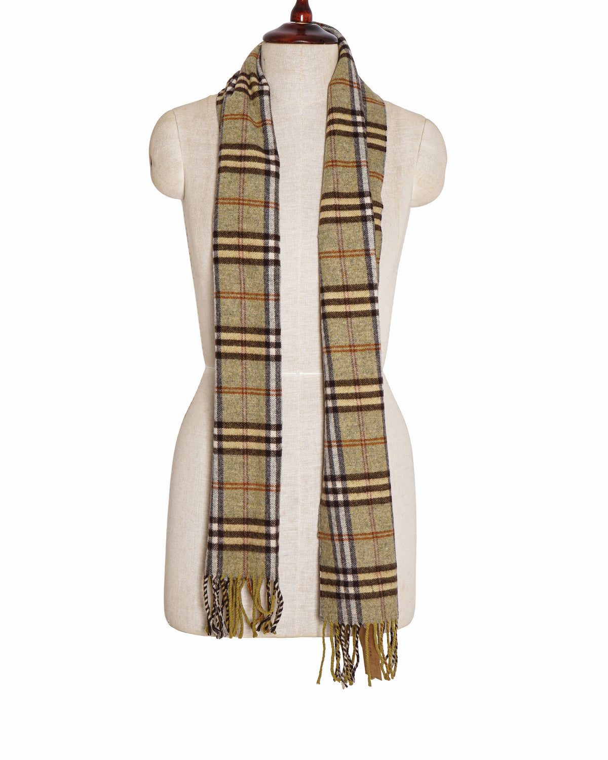 Burberry wool Scarf in sage green