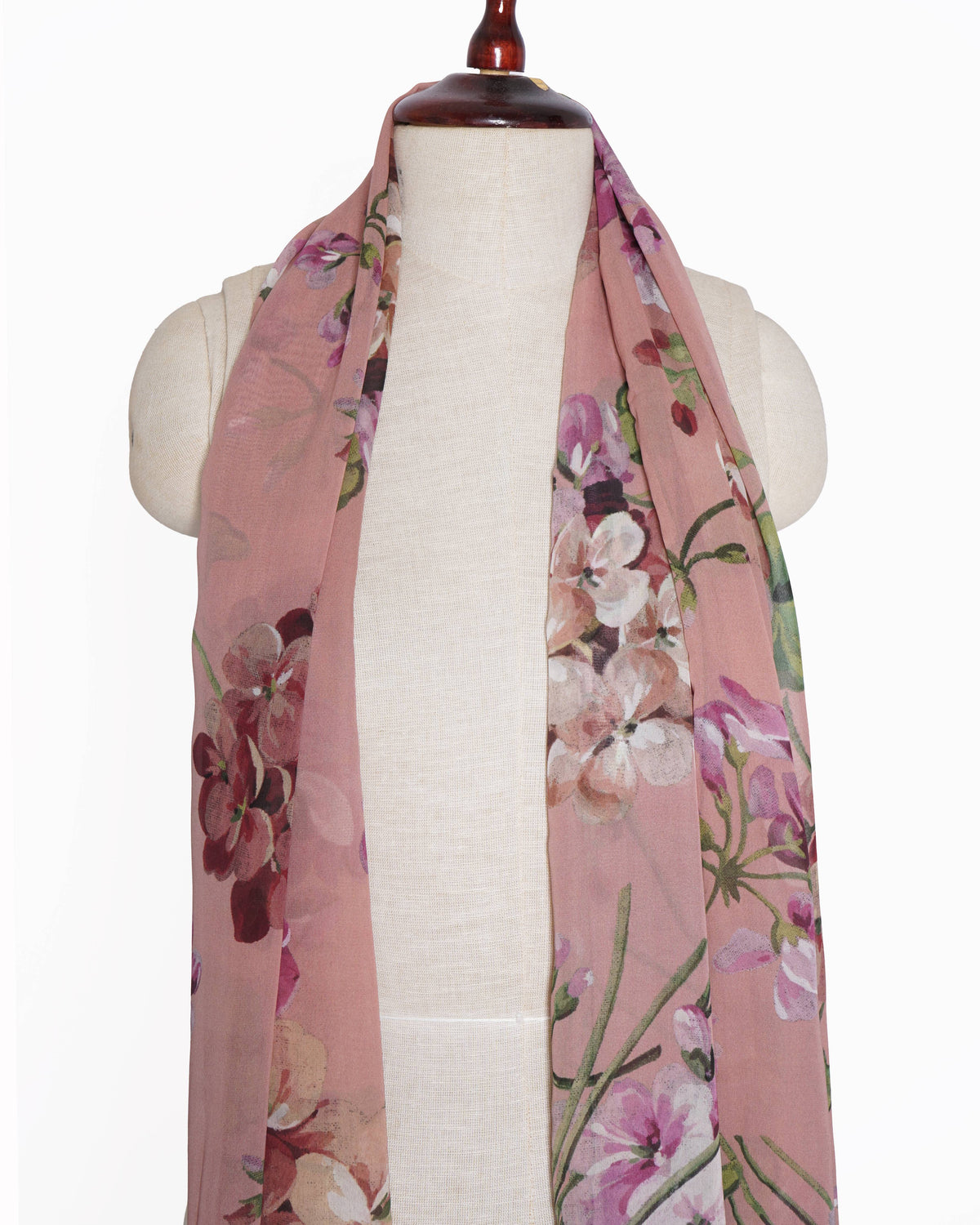 New Gucci Floral Scarf