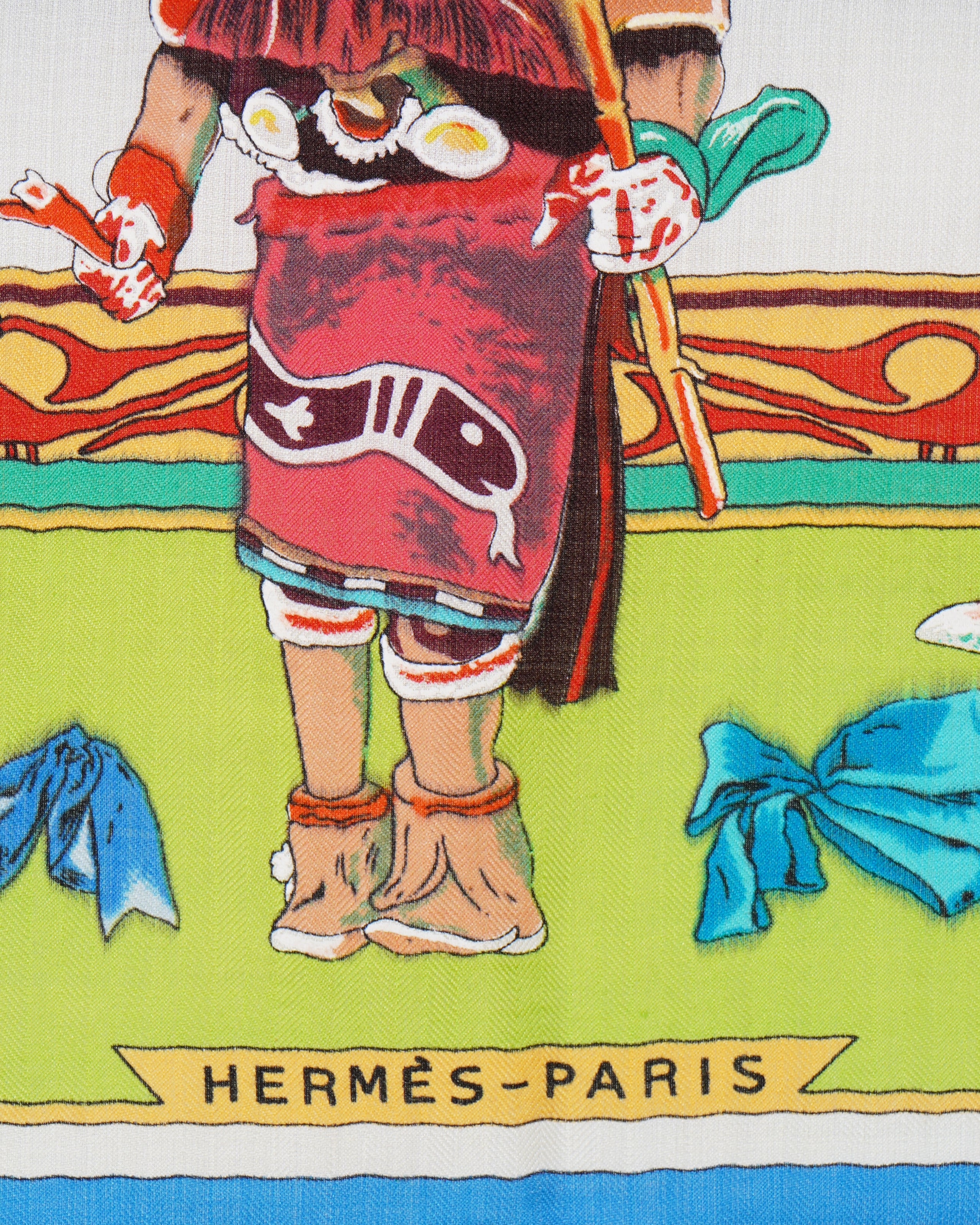 New Hermes Kachina Cashmere Silk Carrie 140cms Women's Scarf