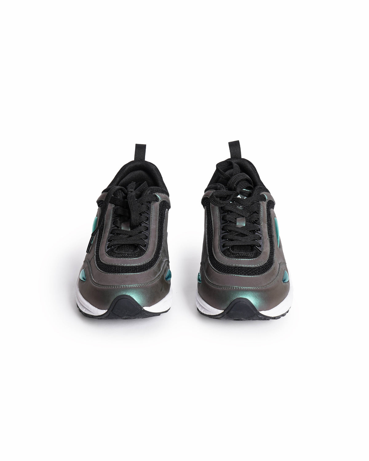 Emporio Armani EA7 Men's Iridescent Black Scarab Sneakers