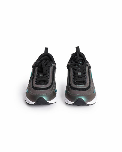 Emporio Armani EA7 Men's Iridescent Black Scarab Sneakers