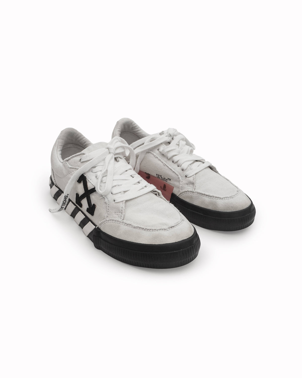 Off-White Low Vulcanized Canvas Sneakers