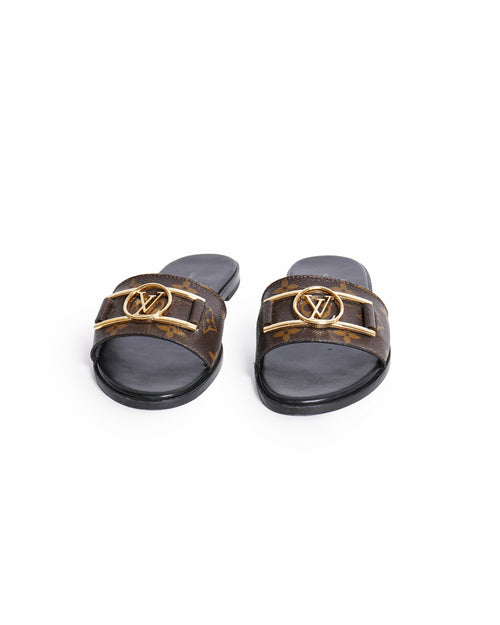 Louis Vuitton Leather Women's Mules