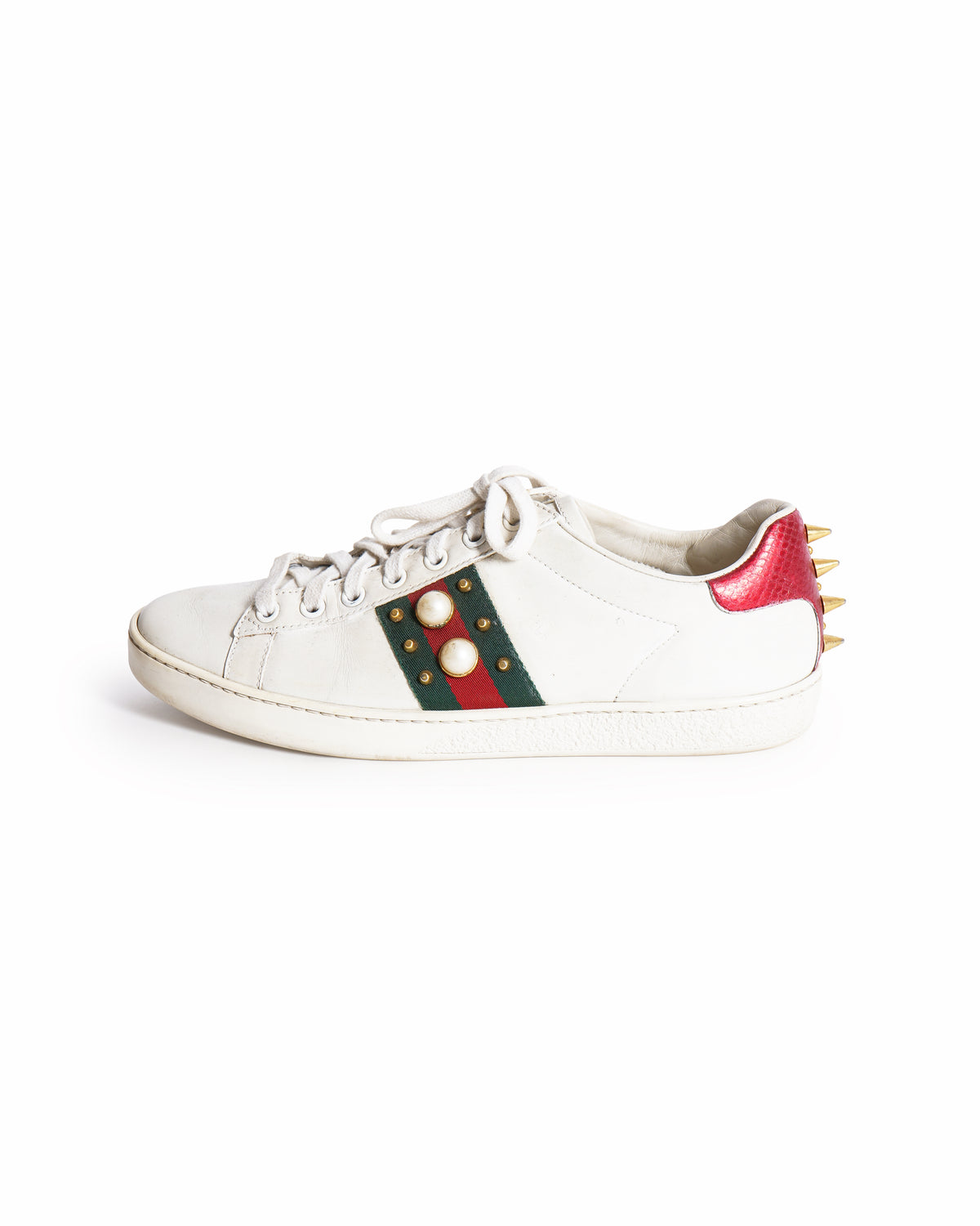 Gucci Ace Women's Sneakers WIth Spikes