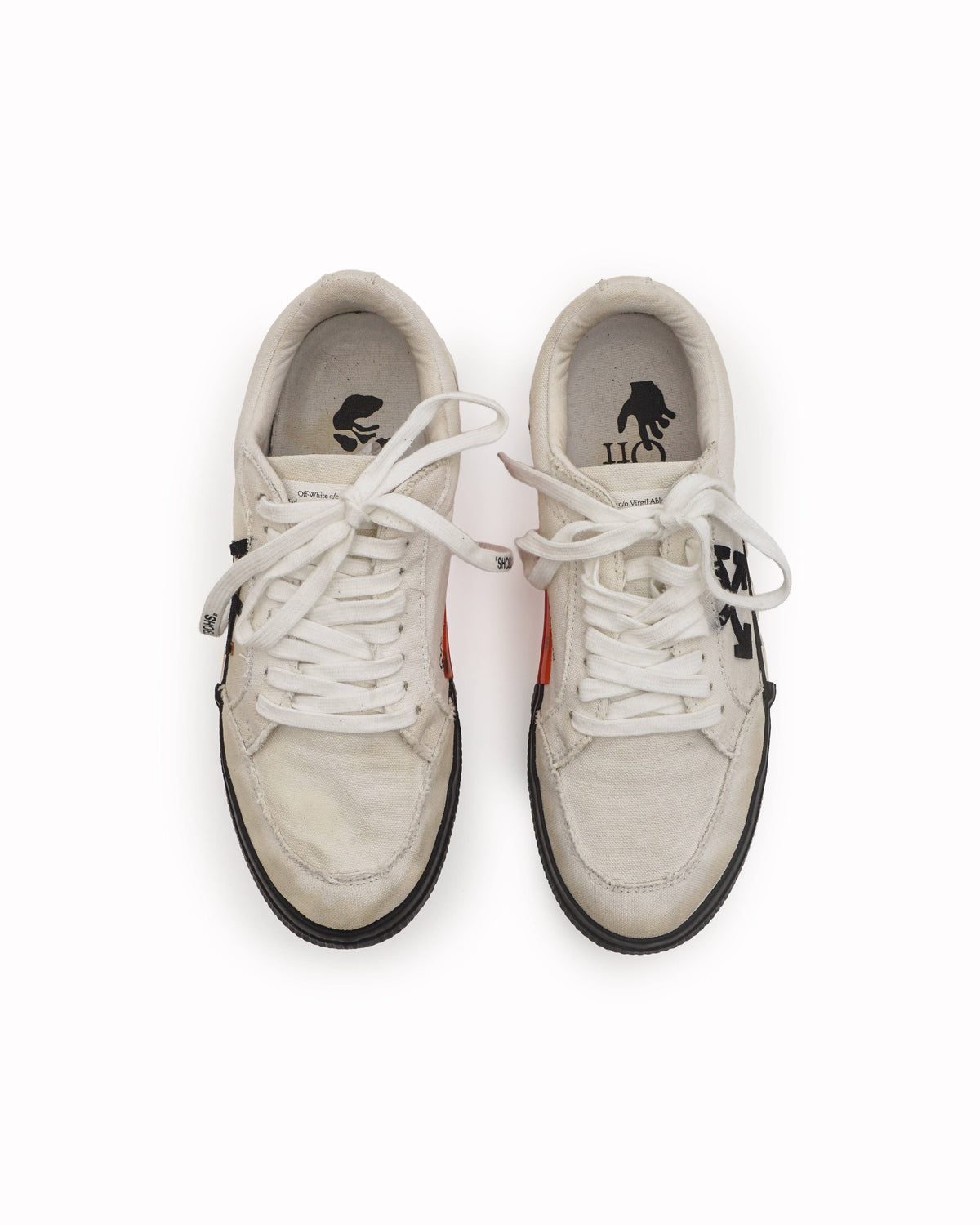 Off-White Low Vulcanized Canvas Sneakers