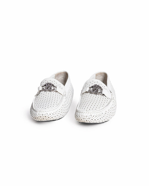 Roberto Cavalli Men's Loafers In White