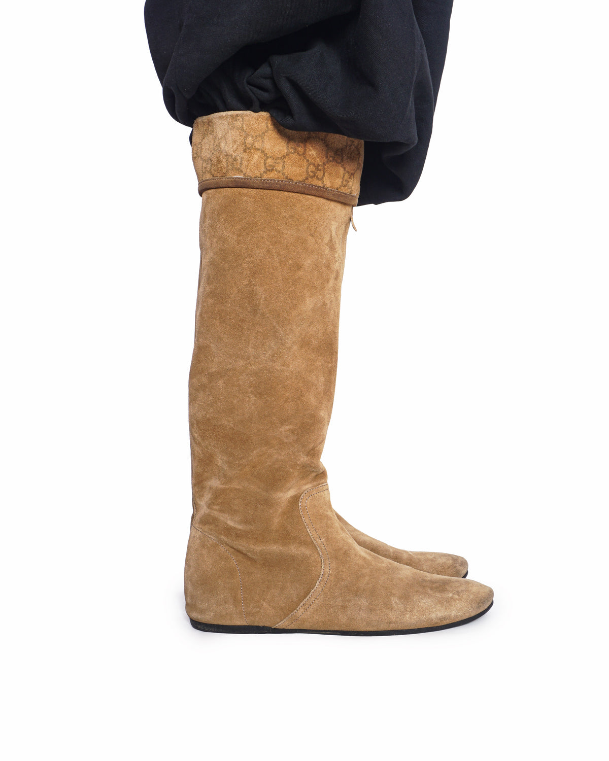 Gucci Suede Riding Boots