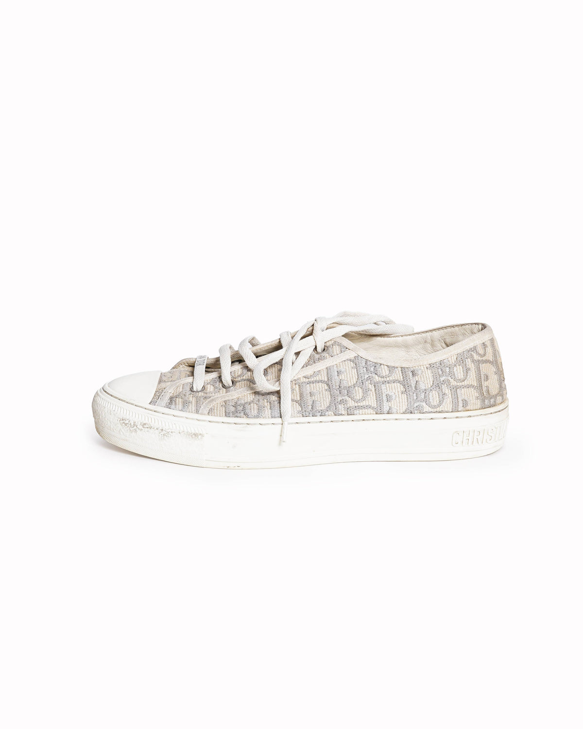 Christian Dior Walk'n Dior Platform Sneakers In Embroidered Mesh