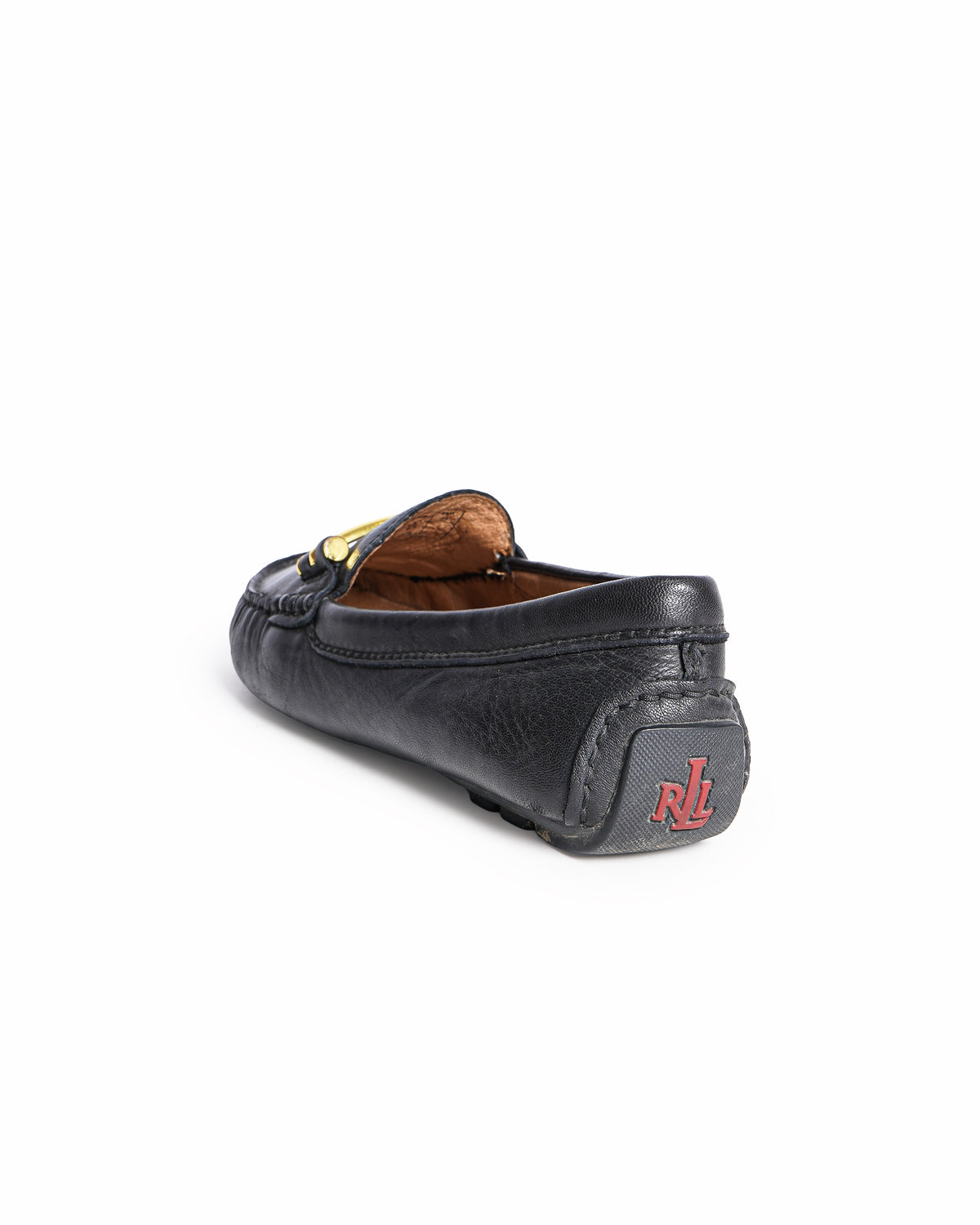 Ralph Lauren Black Leather Loafers