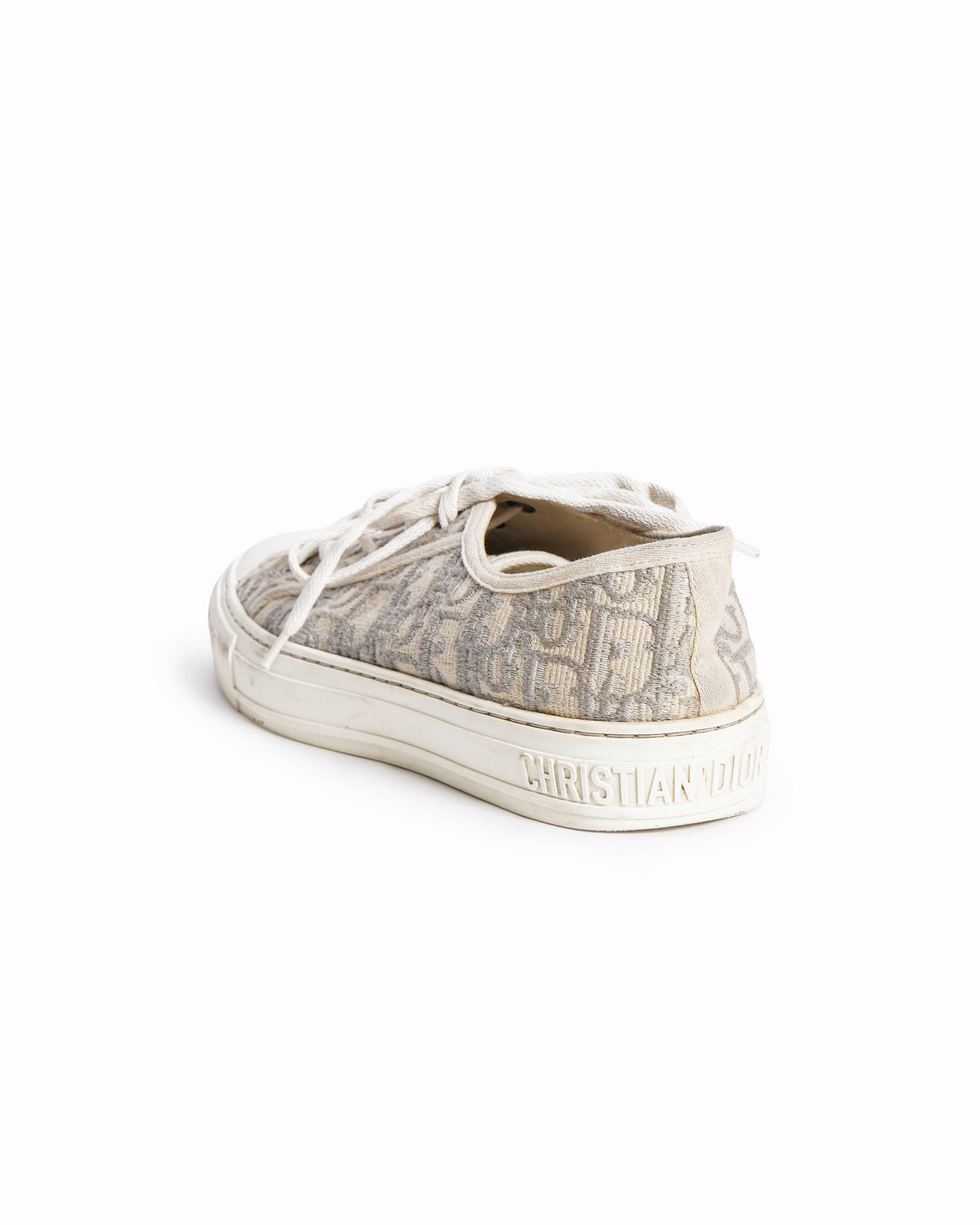 Christian Dior Walk'n Dior Platform Sneakers In Embroidered Mesh