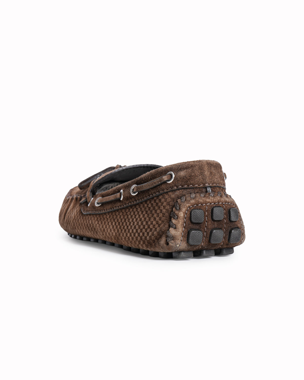 Louis Vuitton Navago Suede Damier Petit Brown Loafers