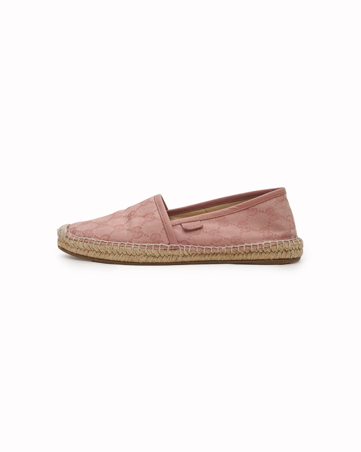 Gucci Pink GG Canvas Espadrilles