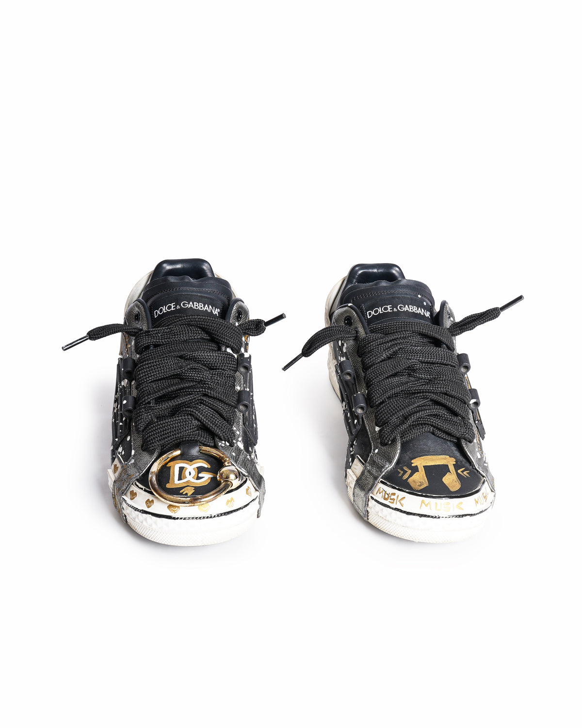 Dolce & Gabbana portofino hand-painted sneakers