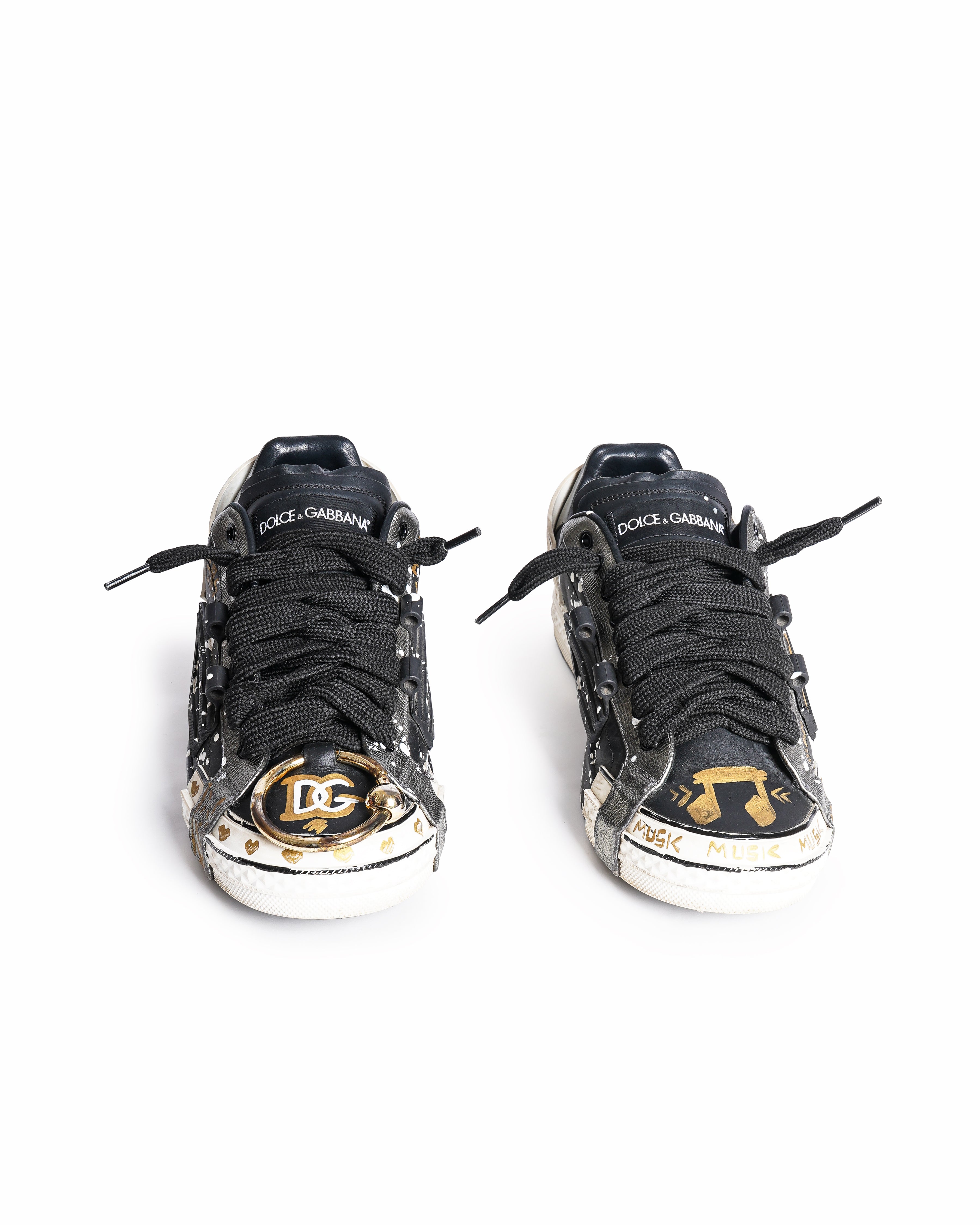 Dolce & Gabbana portofino hand-painted sneakers