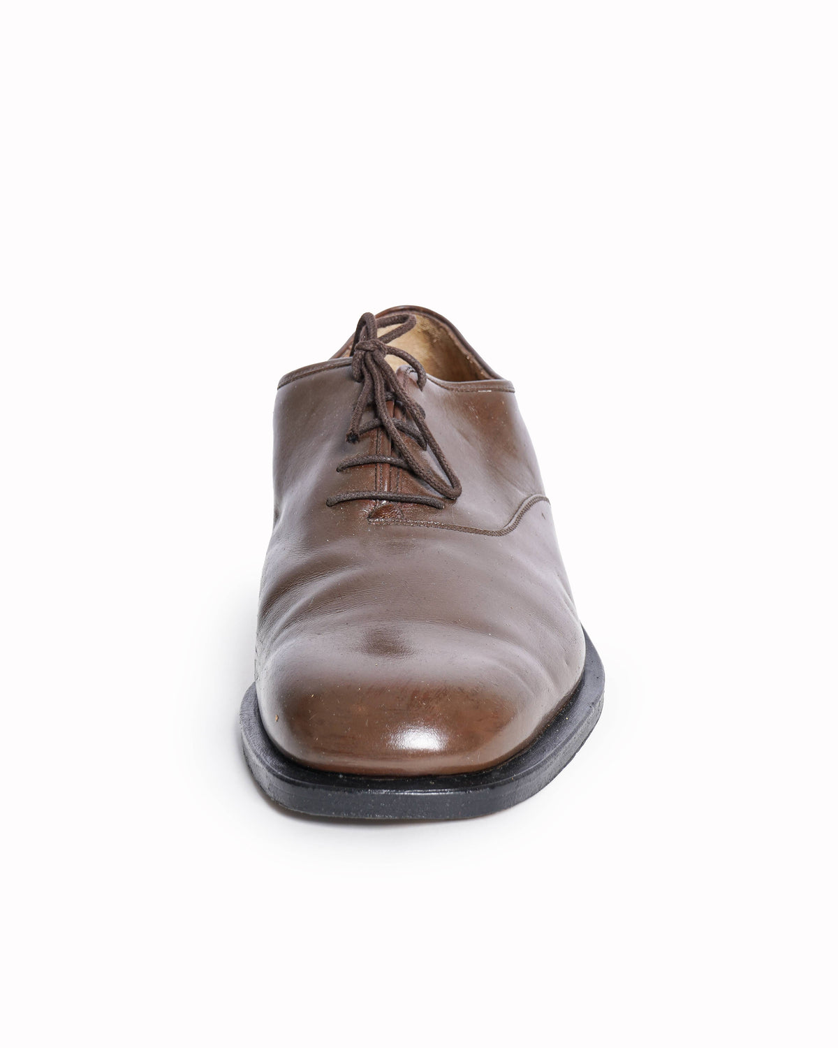 Salvatore Ferragamo Men's Brown Leather Oxford Shoes