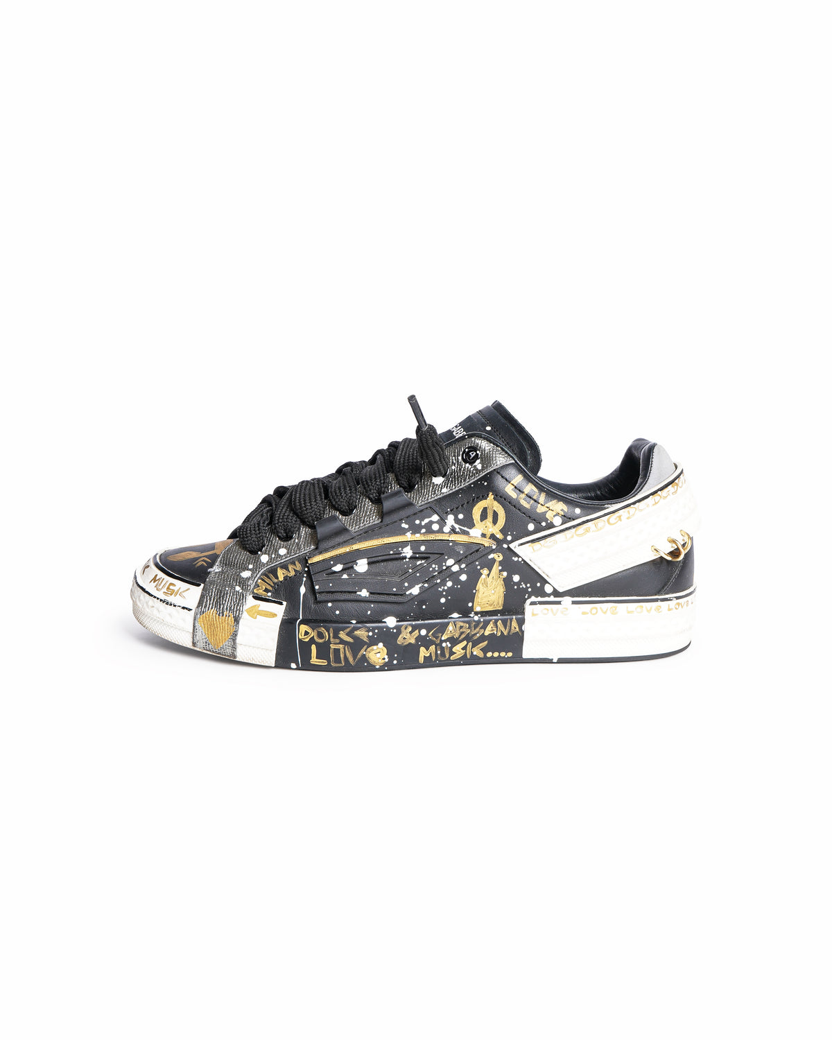 Dolce & Gabbana portofino hand-painted sneakers